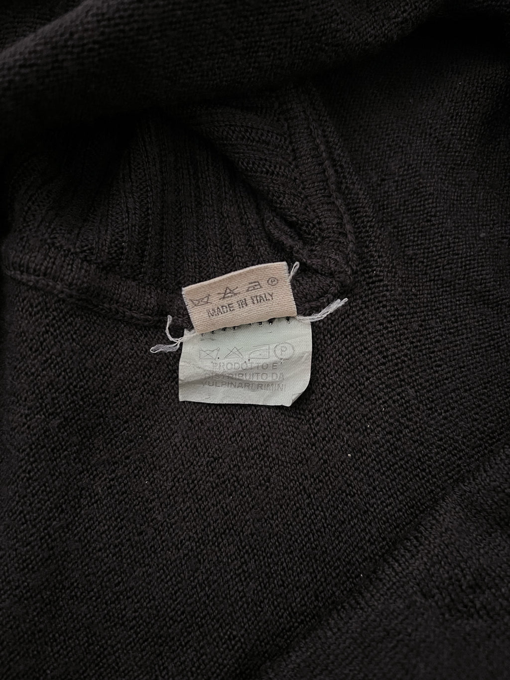Rick Owens AW03 ‘TRUCKER’ Runway Off-Shoulder Merino Knit