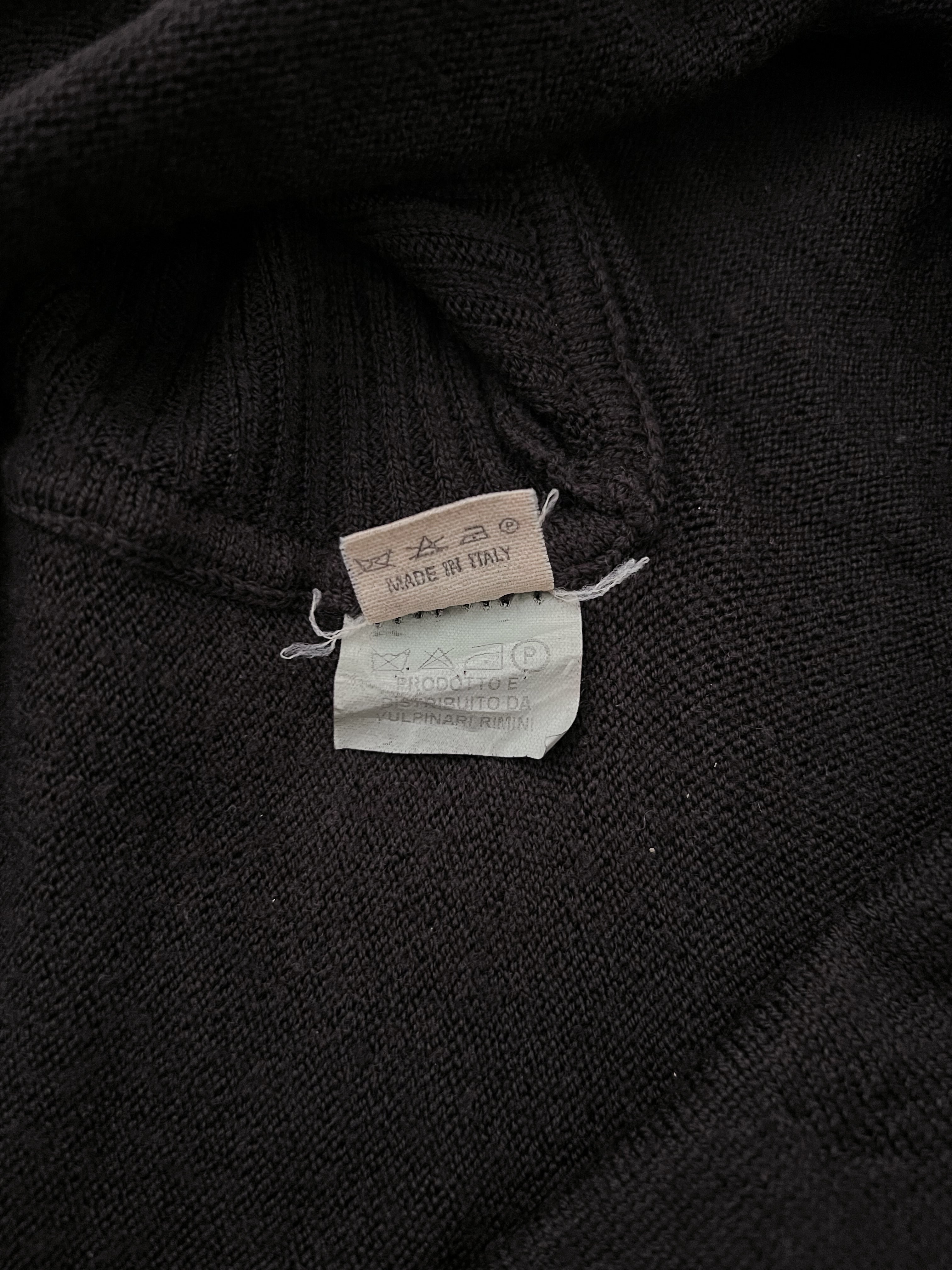 Rick Owens AW03 ‘TRUCKER’ Runway Off-Shoulder Merino Knit