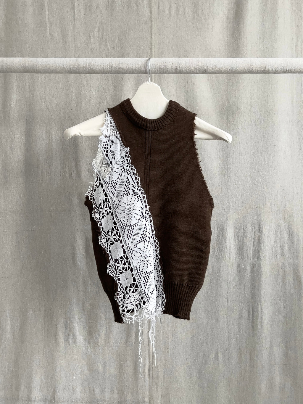 Marc Le Bihan Vintage Crochet Wool Vest