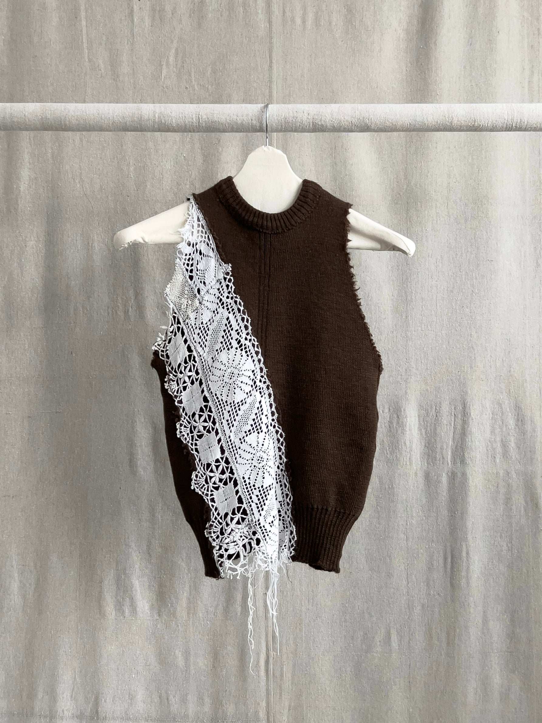 Marc Le Bihan Vintage Crochet Wool Vest
