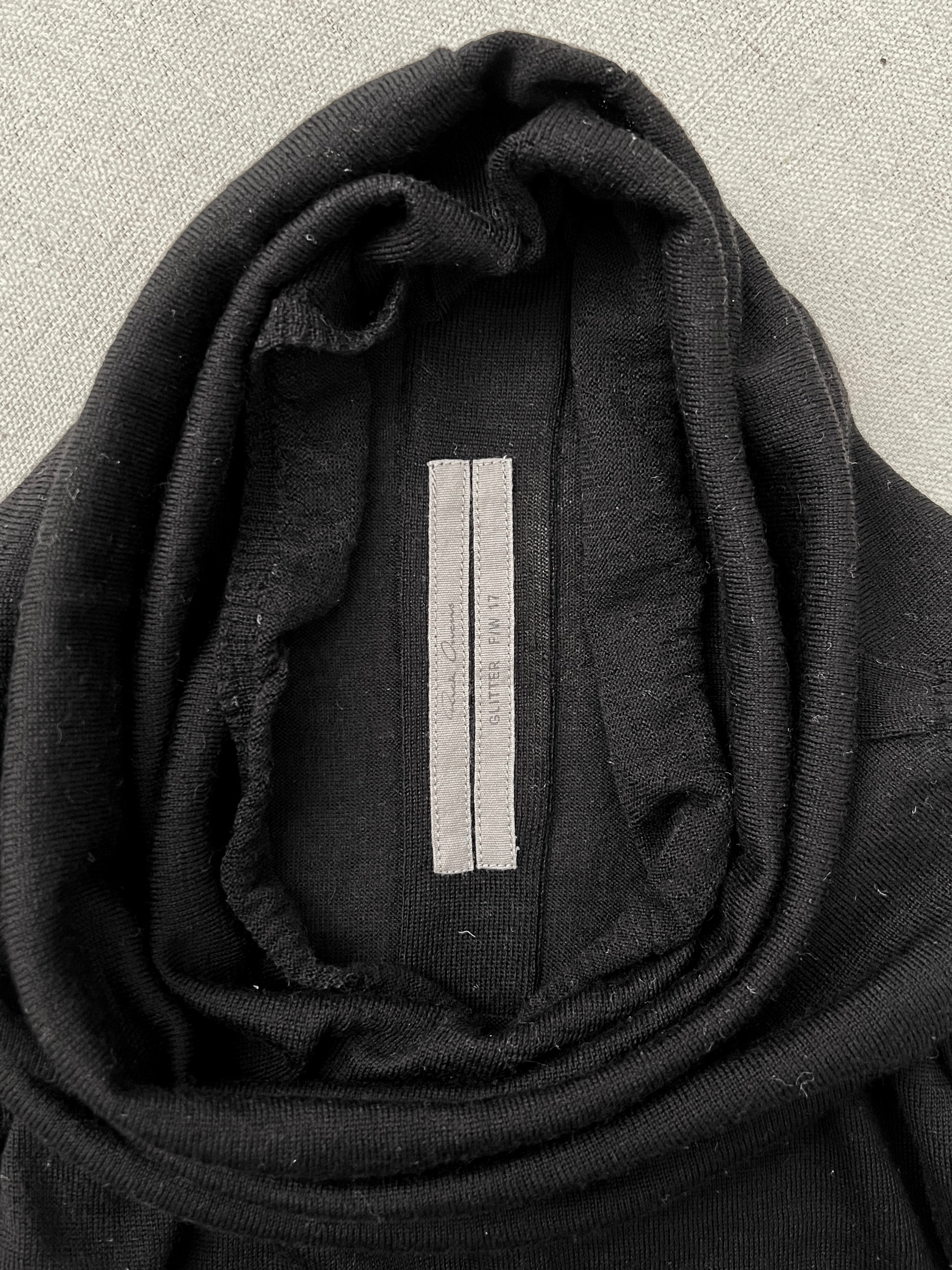 Rick Owens FW17 ‘GLITTER’ Lightweight Wool Knit
