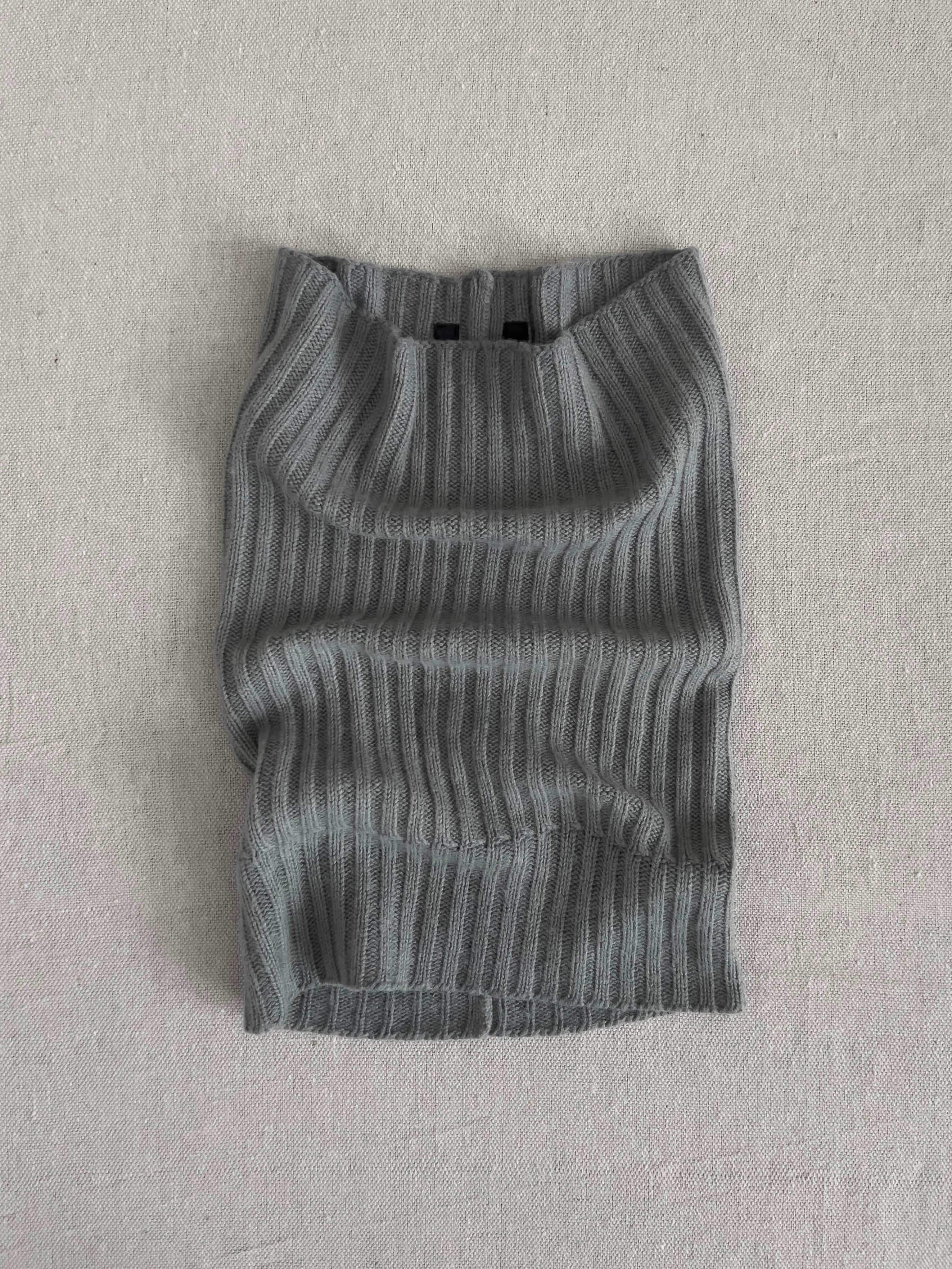 Rick Owens A/W10 ‘GLEAM’ Ribbed Neck Warmer