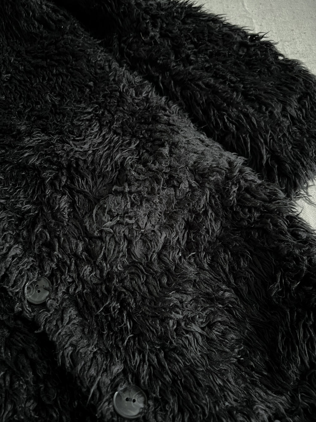 Undercover AW2007-2008 Shag Fur Cardigan