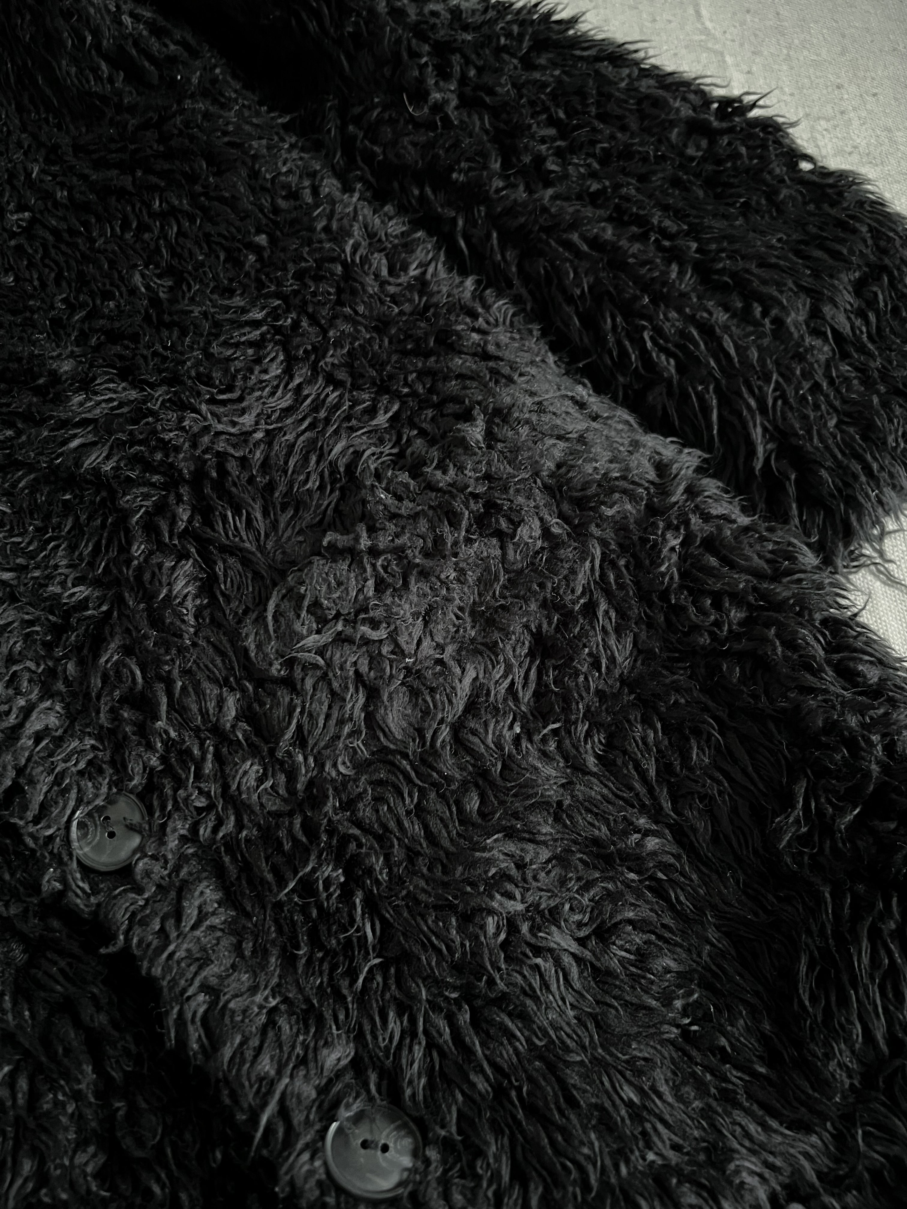 Undercover AW2007-2008 Shag Fur Cardigan