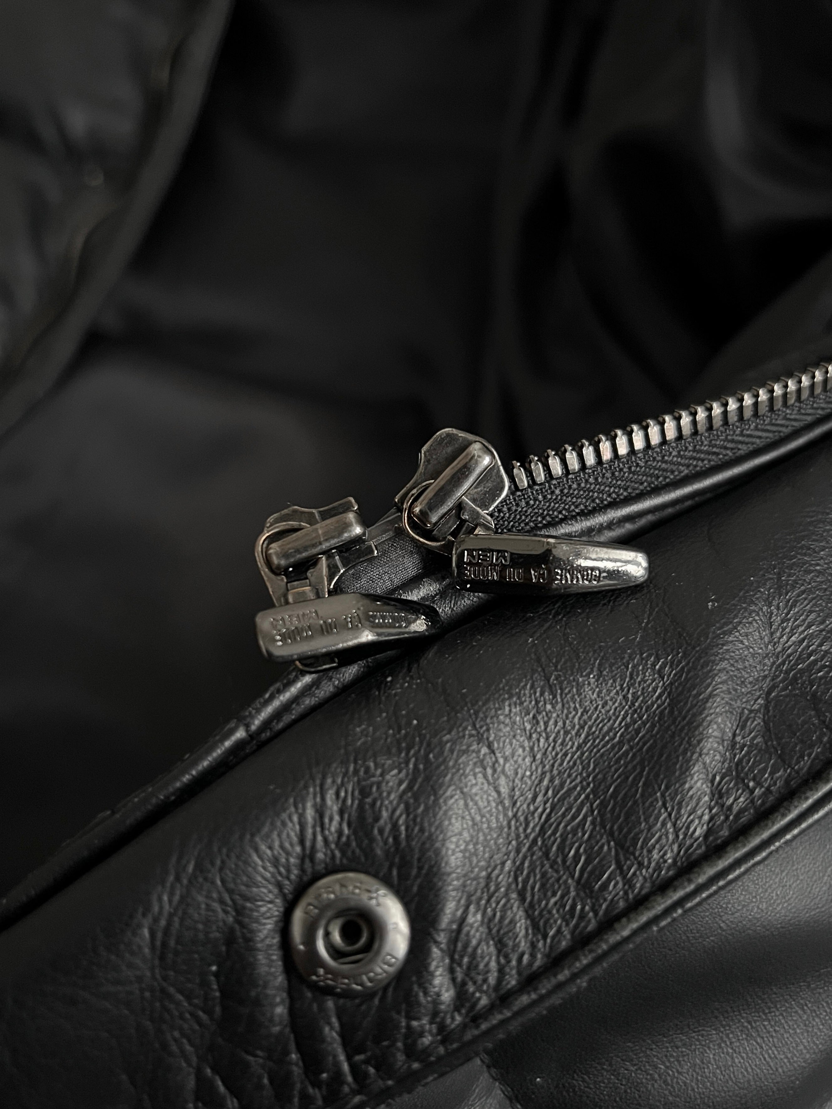 Comme Ca Du Mode Japan Horse Leather Down Puffer Coat