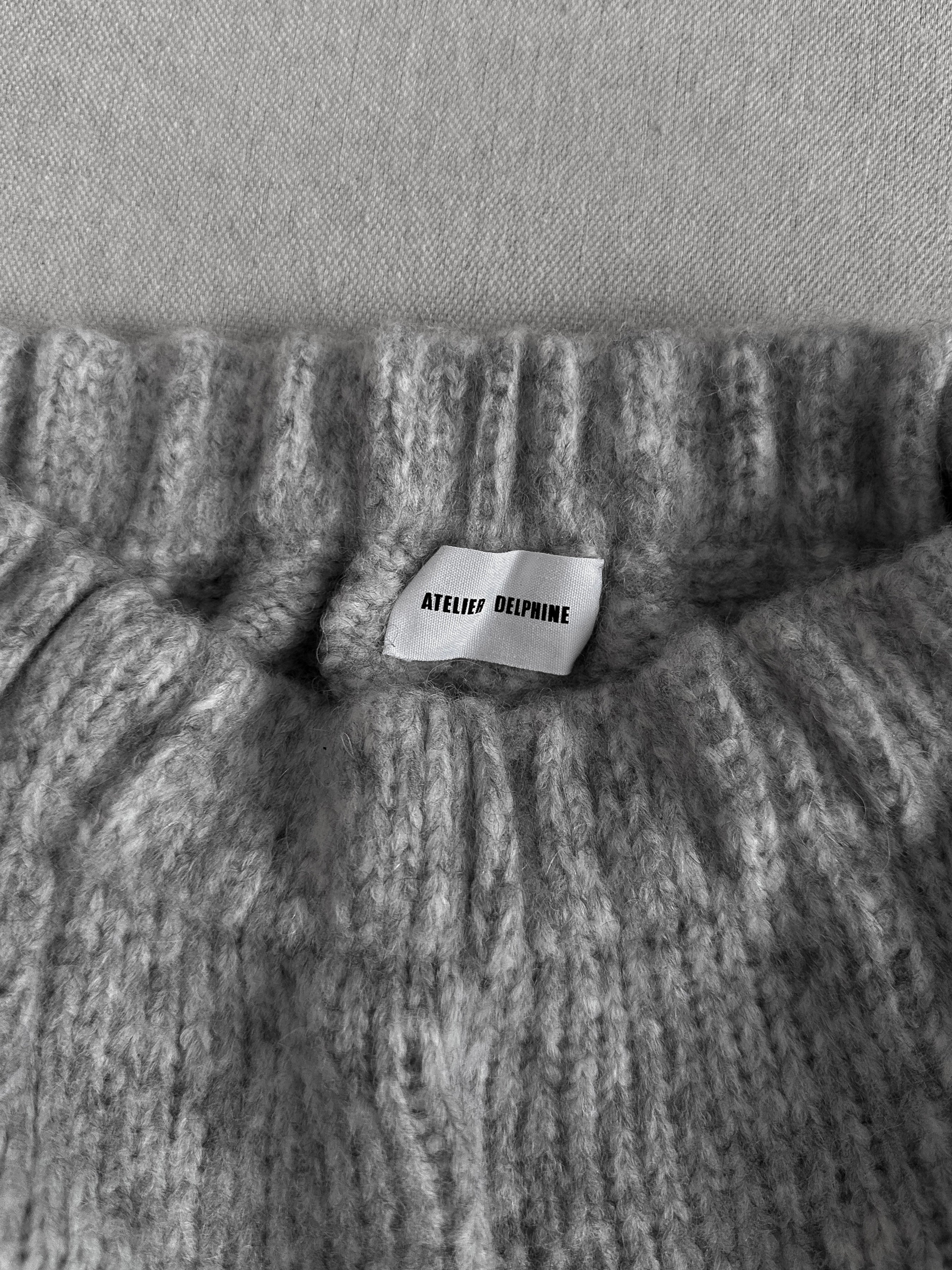 Atelier Delphine Baby Alpaca Merino Knit Drop Crotch Kiko Pant