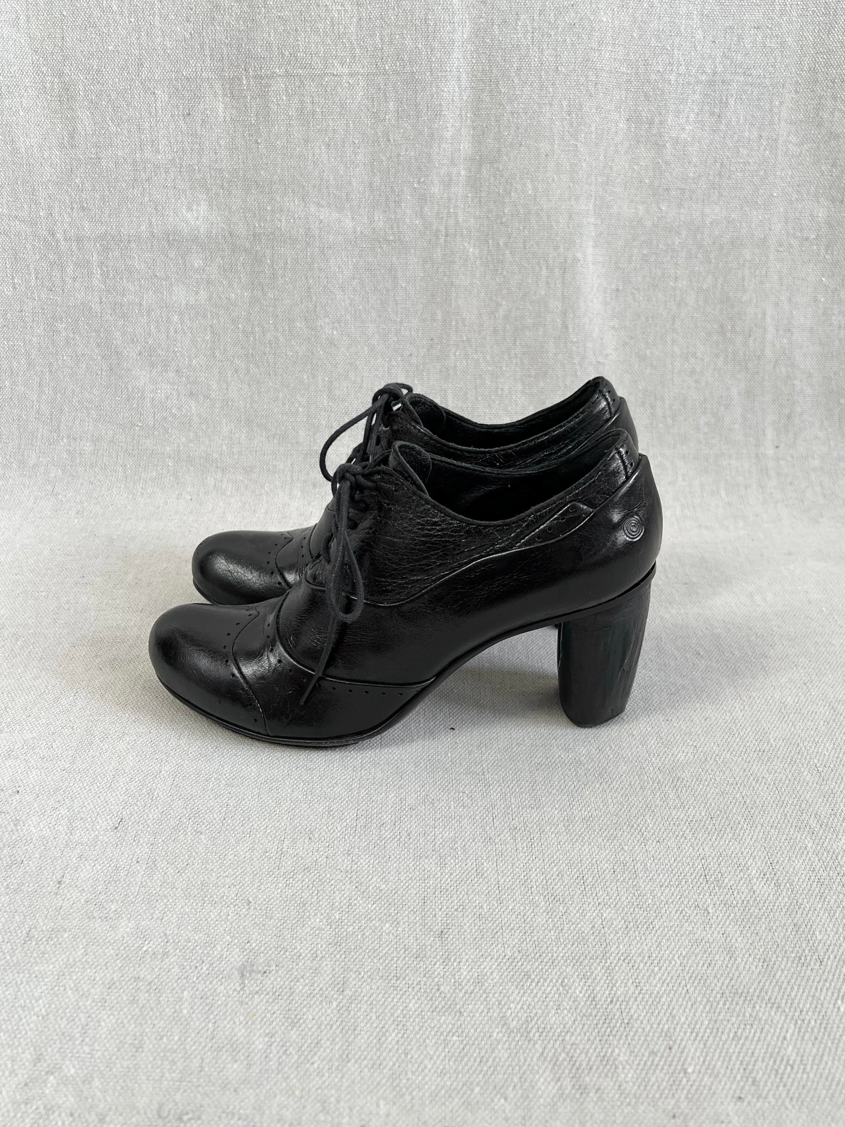 Marsell Leather Heeled Oxfords