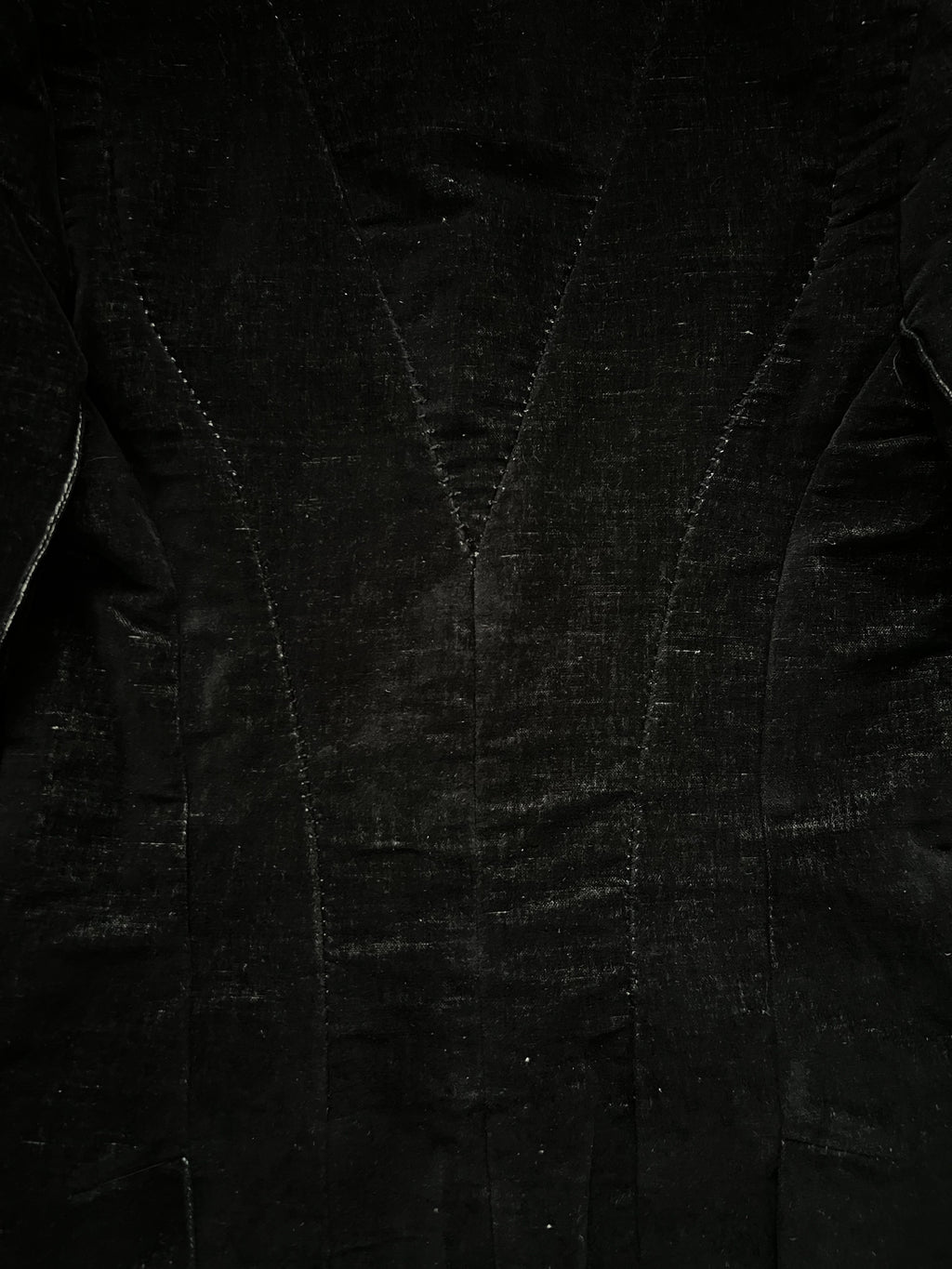 Masnada Tailored Stand Collar Velvet Jacket