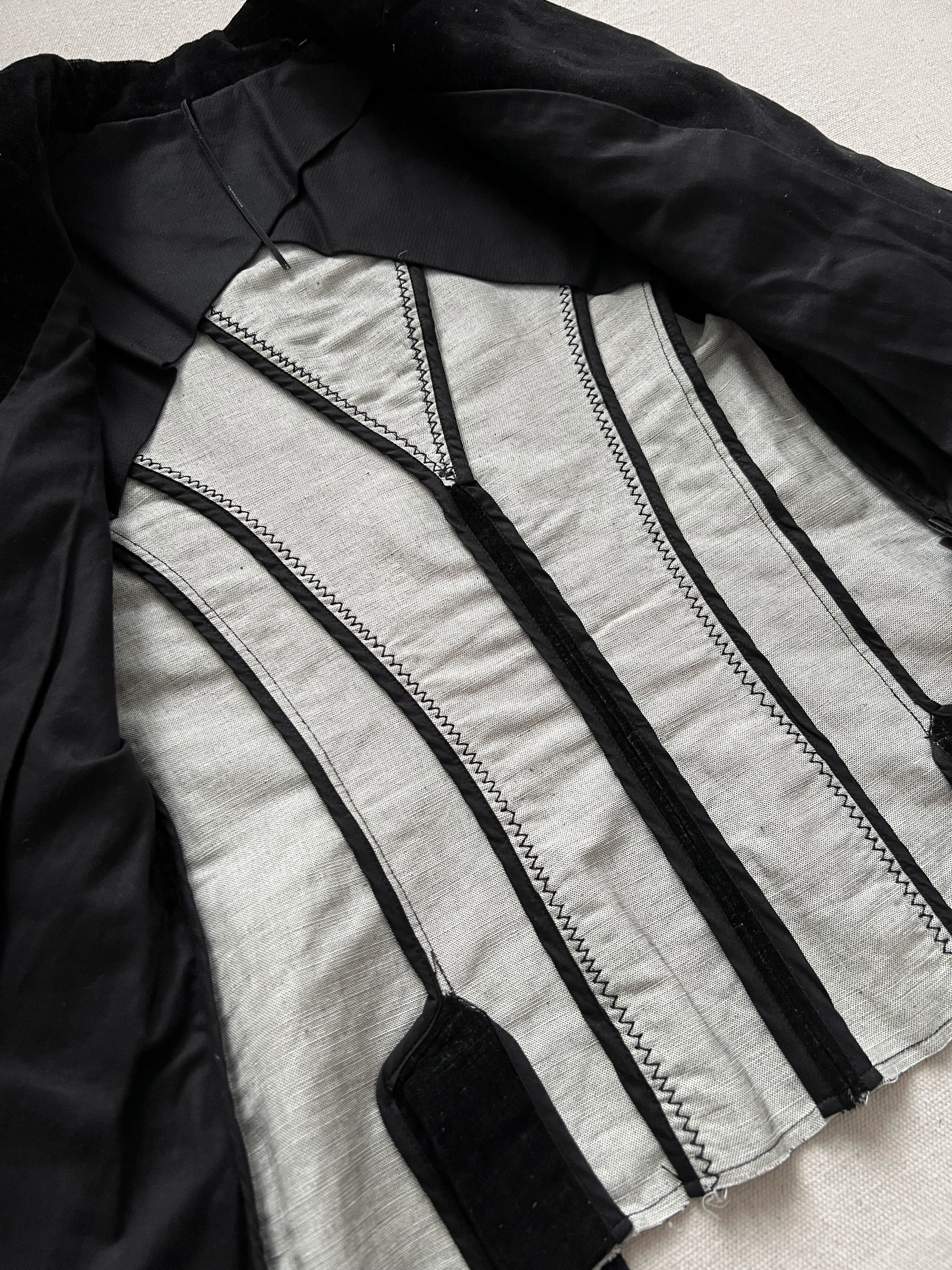 Masnada Tailored Stand Collar Velvet Jacket