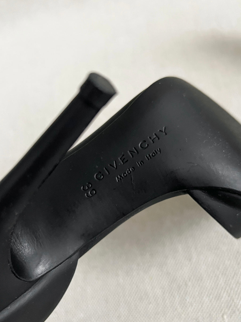 Vintage Givenchy Cut-Out Painted Stilettos