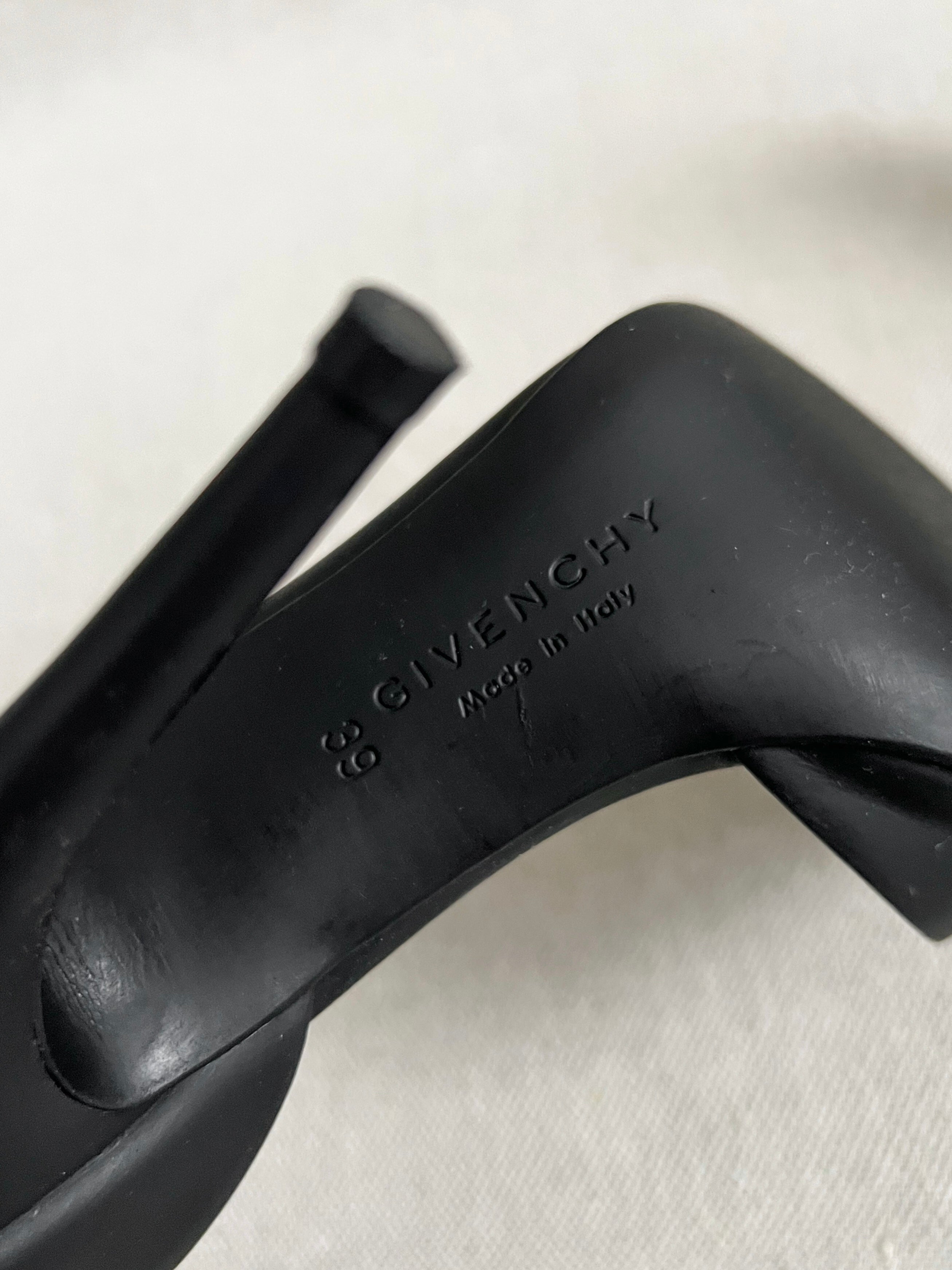 Vintage Givenchy Cut-Out Painted Stilettos