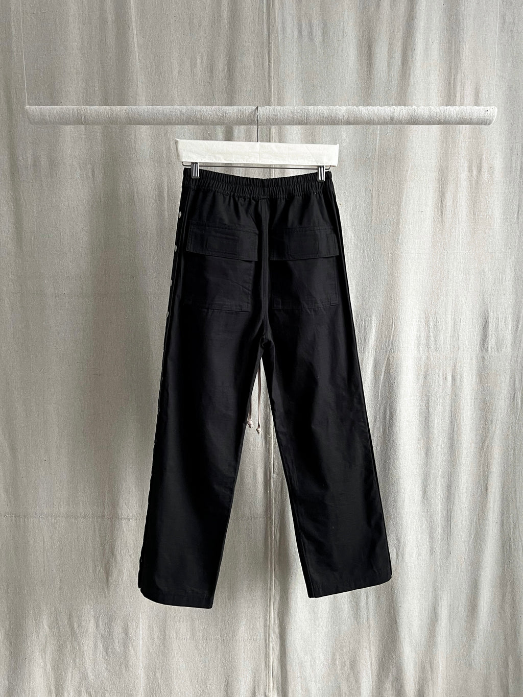 Pusher Studded Cotton Drop Crotch Track Pants