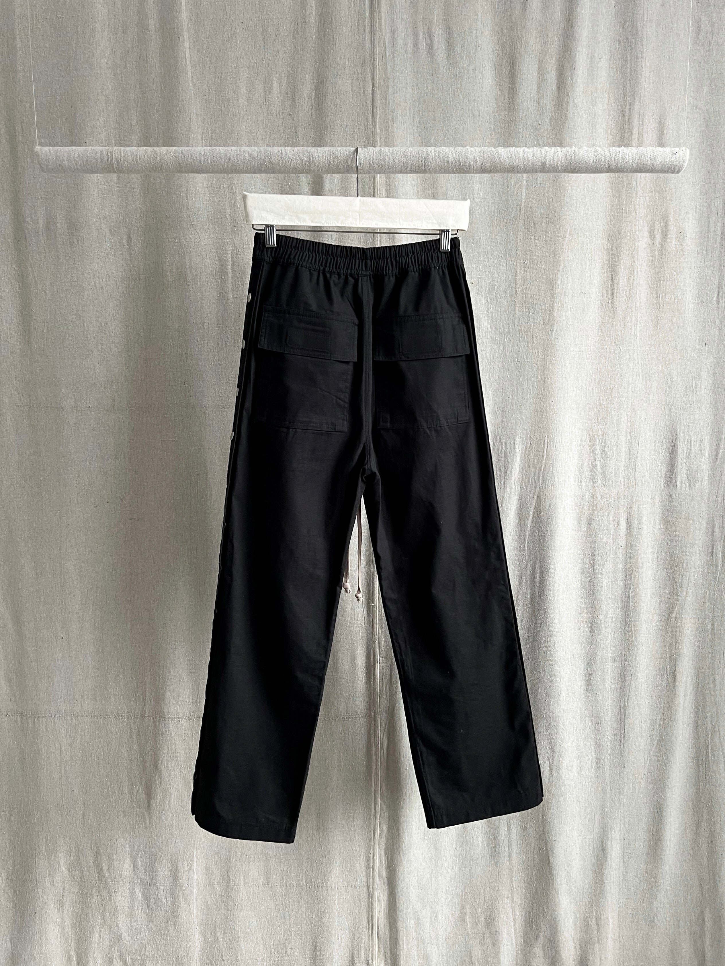 Pusher Studded Cotton Drop Crotch Track Pants