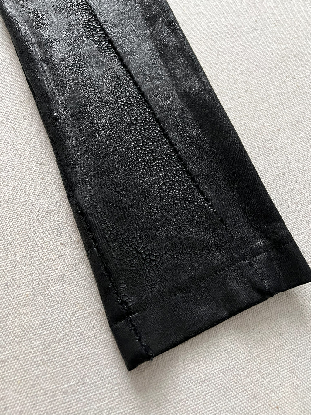 Masnada Blistered Scar Stitch Skinny Stretch Trousers