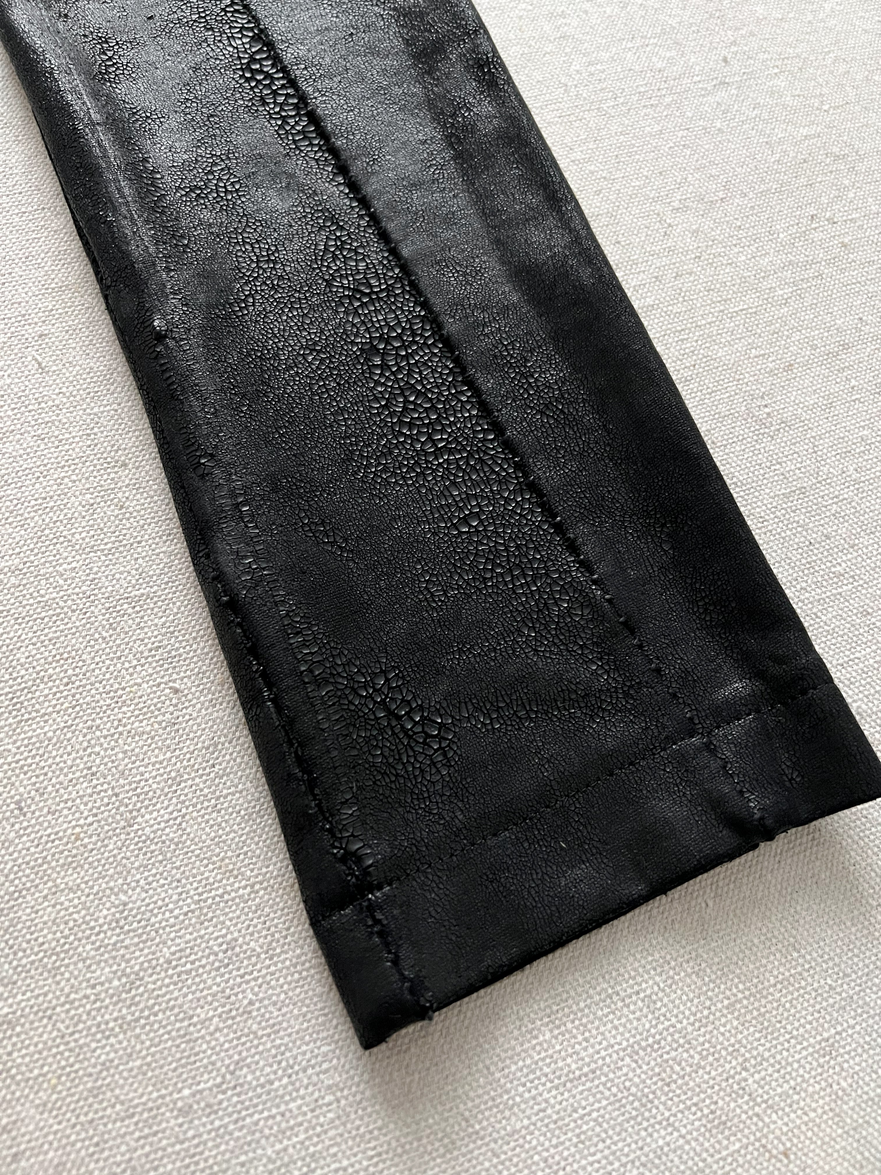 Masnada Blistered Scar Stitch Skinny Stretch Trousers