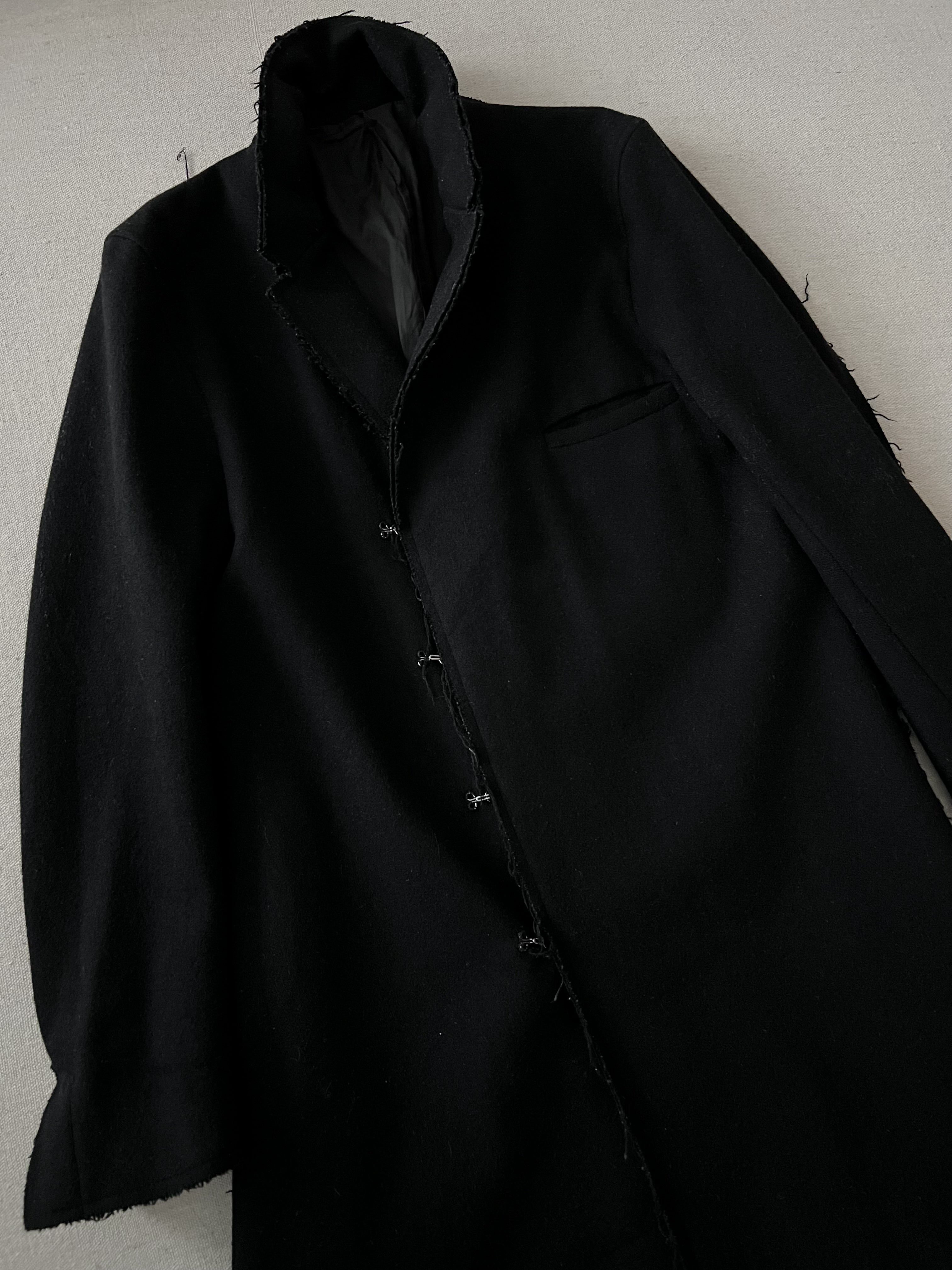 Patrick Stephan Raw Hem Coat