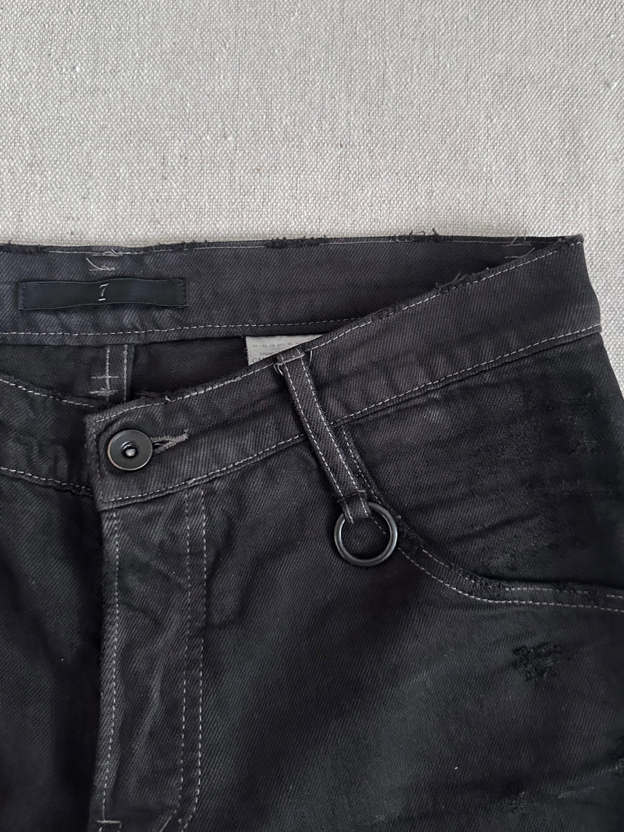 Julius 7 'Canon_1 The Possessed' SS09 Object Dyed Distressed Denim