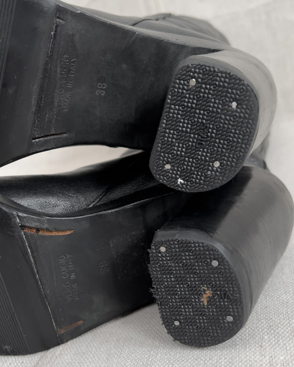 Ann Demeulemeester Tall Leather Riding Boots