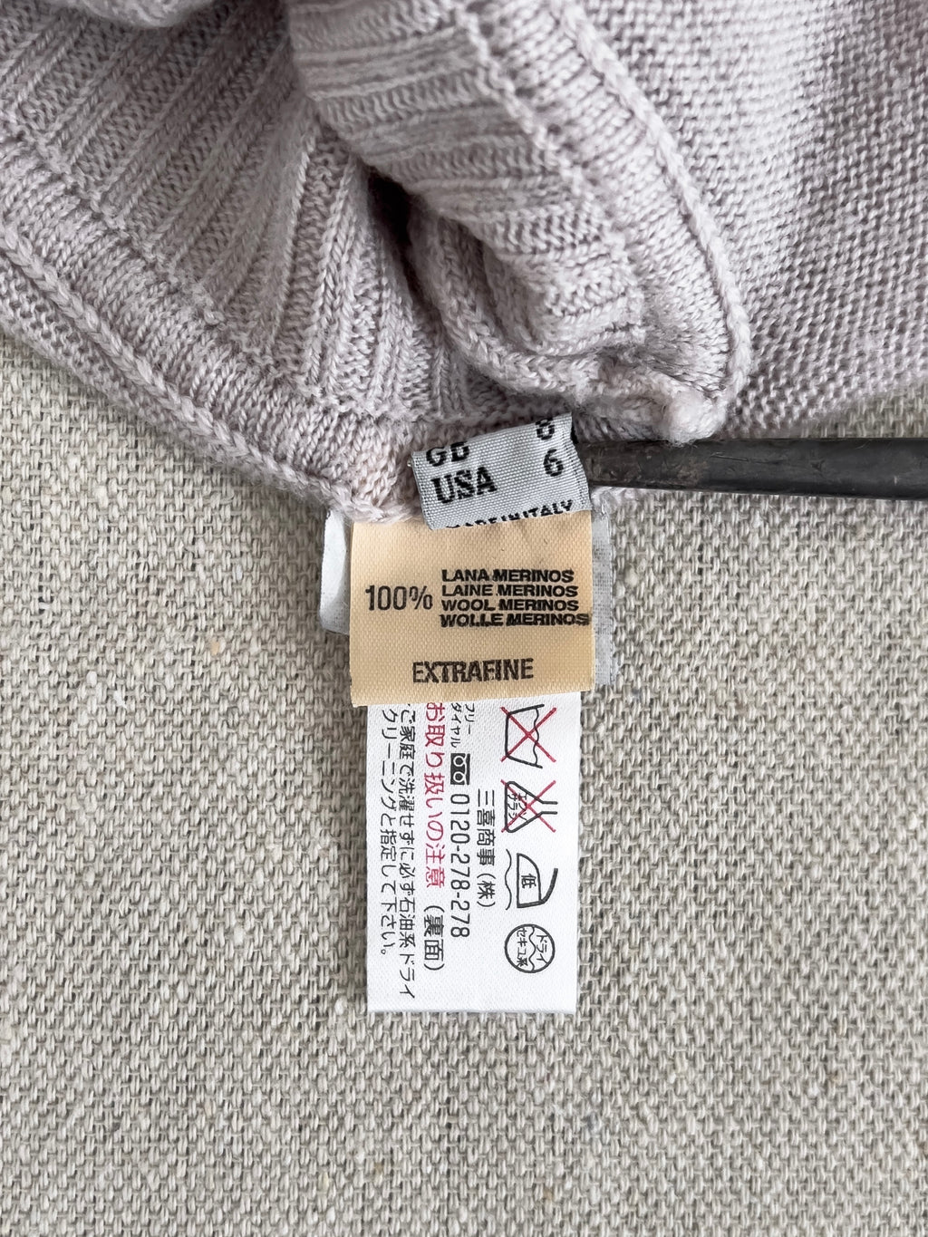 Rick Owens AW03 ‘TRUCKER’ Runway Off-Shoulder Merino Knit