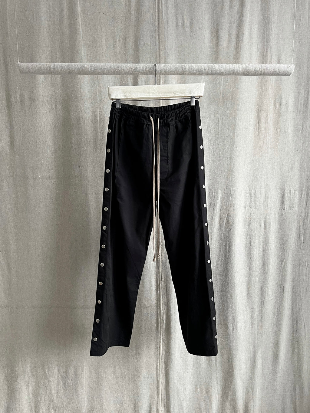 Pusher Studded Cotton Drop Crotch Track Pants