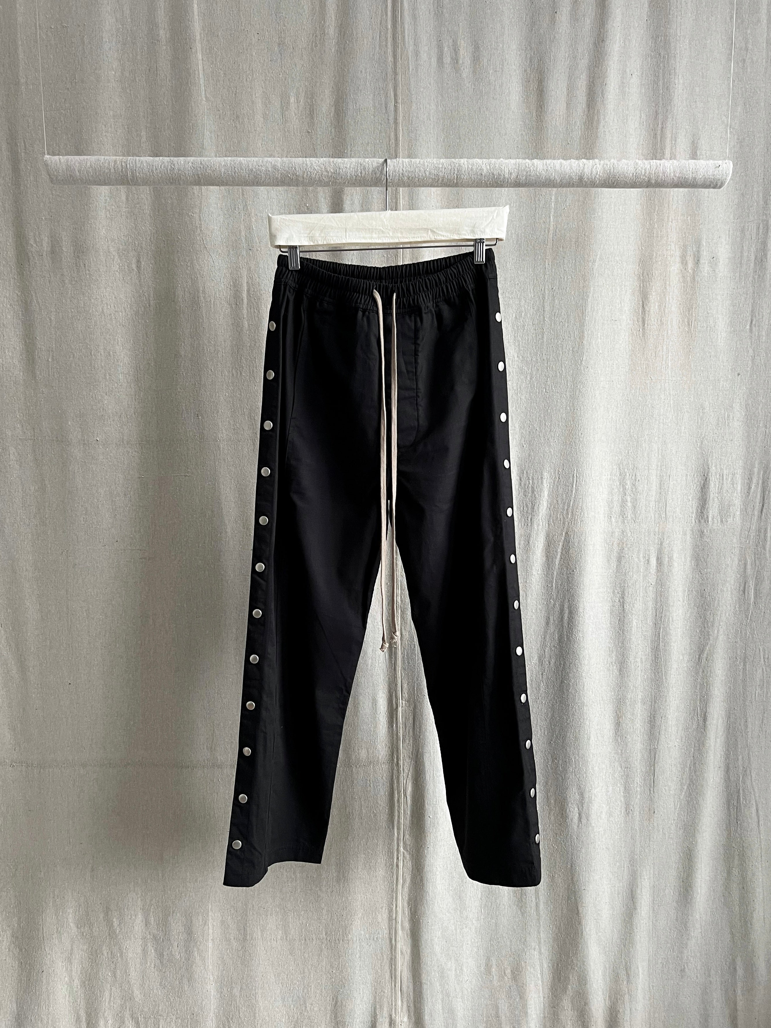 Pusher Studded Cotton Drop Crotch Track Pants