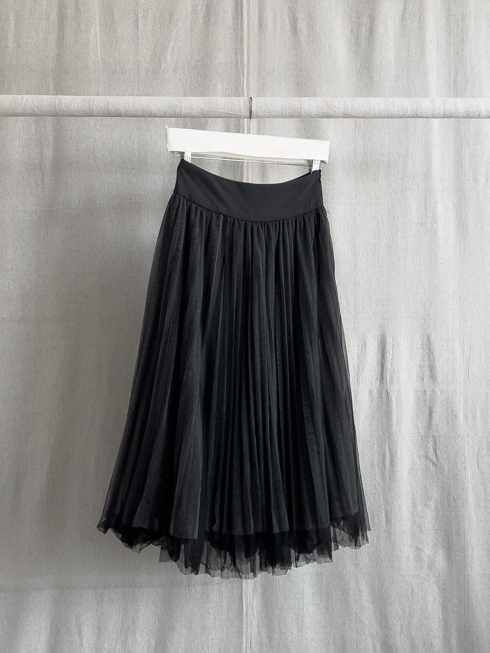 Vintage Gothic Layered Tulle Ballet Skirt