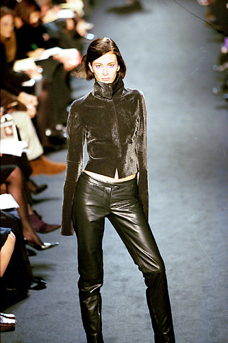 Costume National AW1999 Runway Leather Trousers