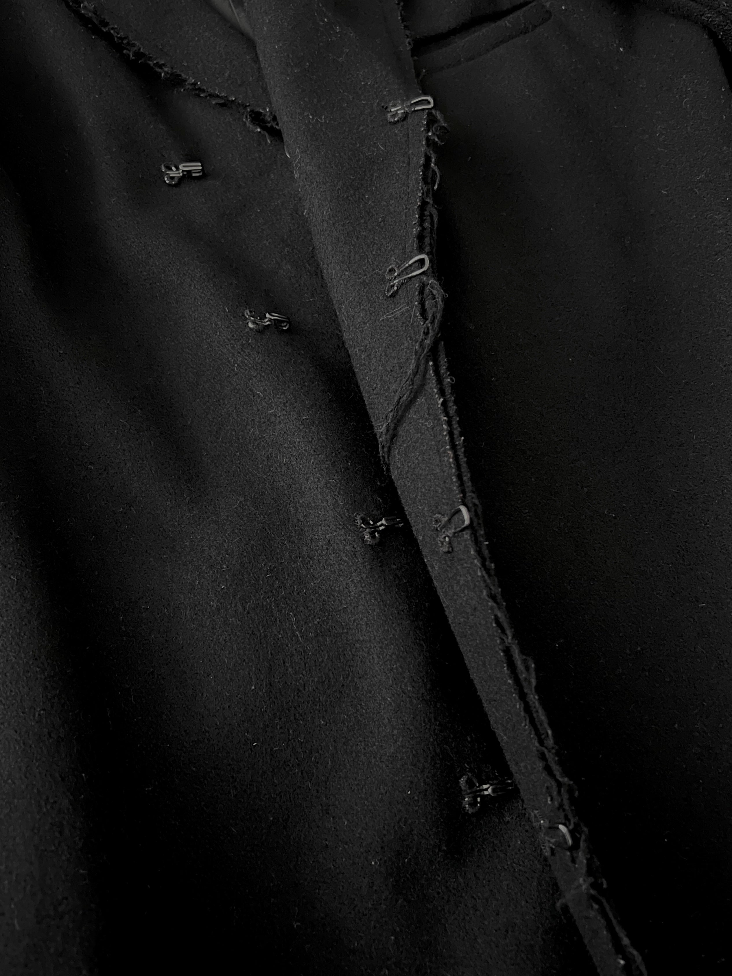 Patrick Stephan Raw Hem Coat