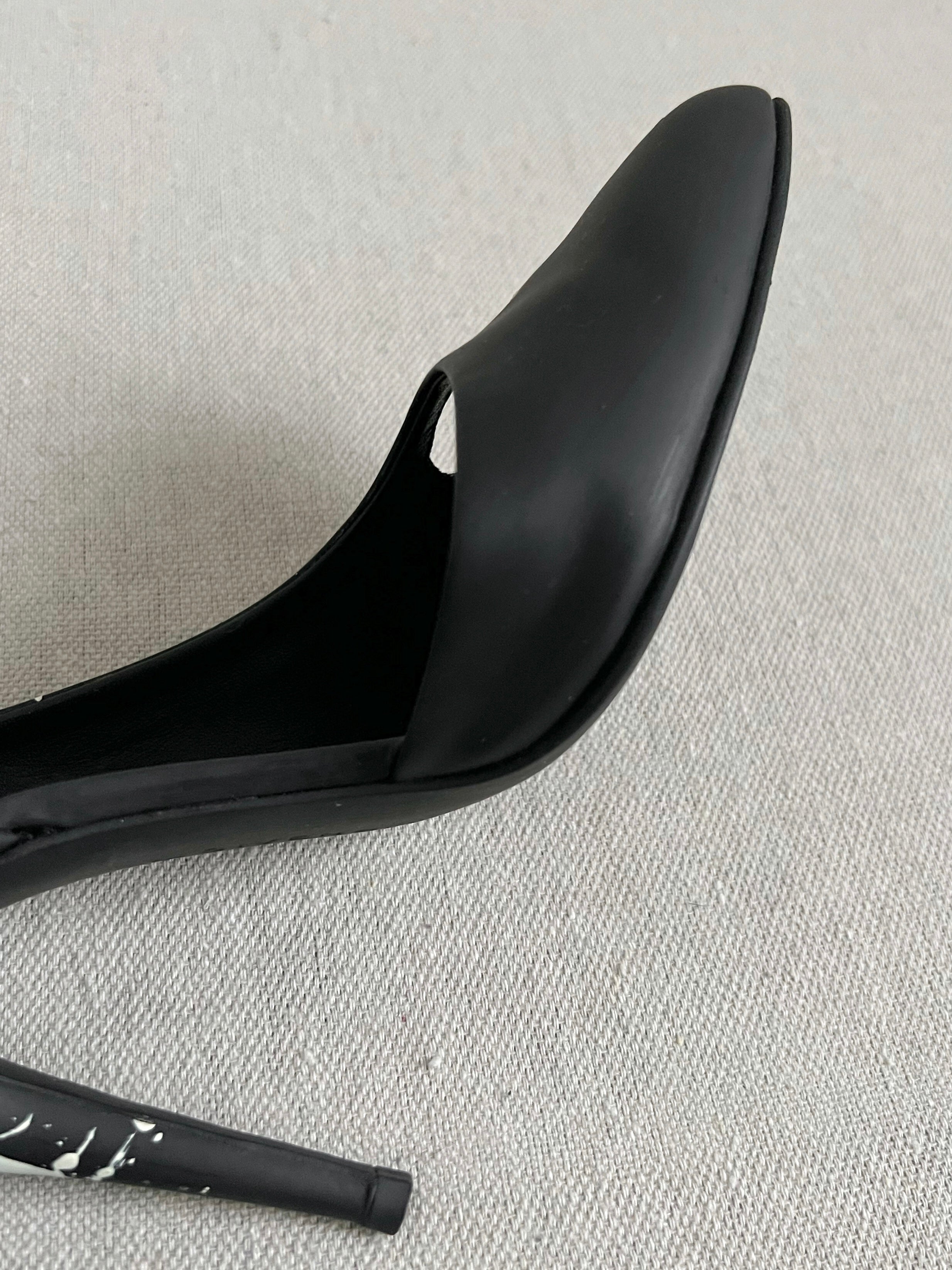 Vintage Givenchy Cut-Out Painted Stilettos