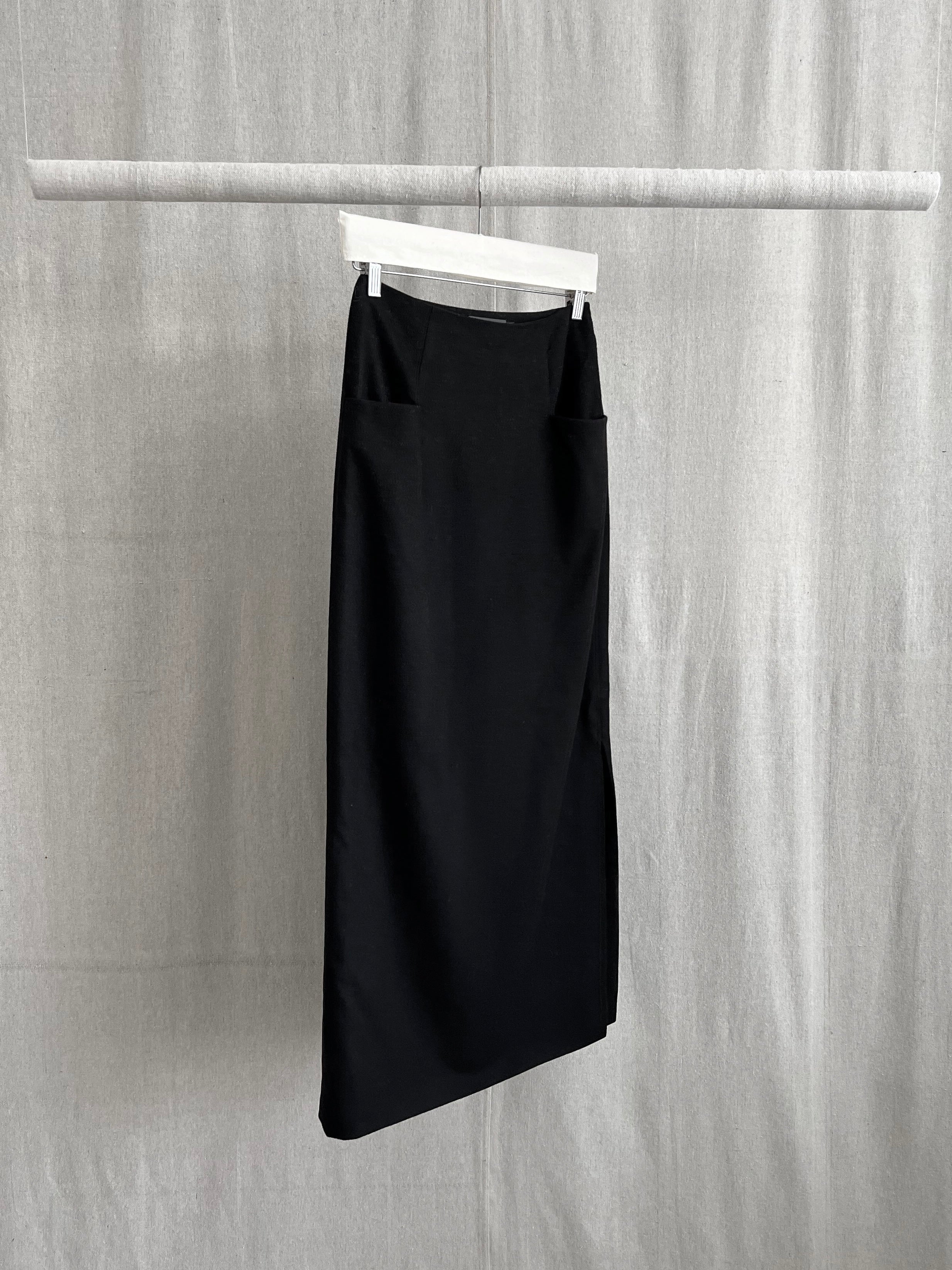 Annette Görtz Woolen Pillar Skirt