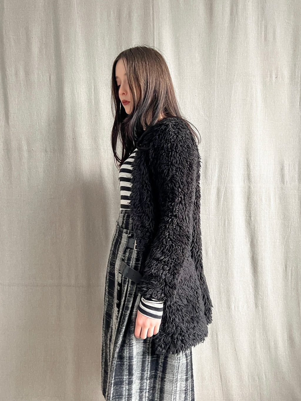 Undercover AW2007-2008 Shag Fur Cardigan