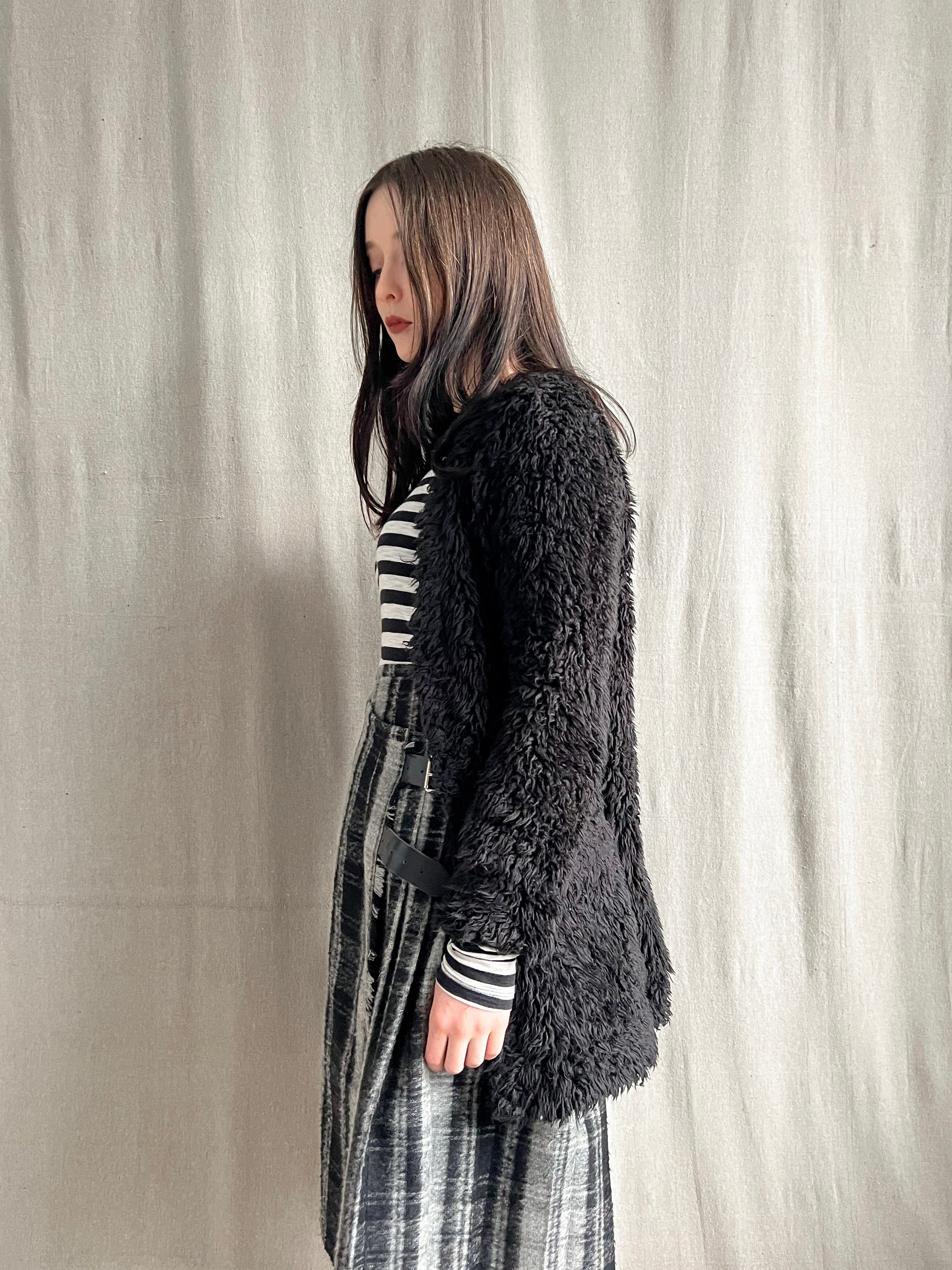 Undercover AW2007-2008 Shag Fur Cardigan