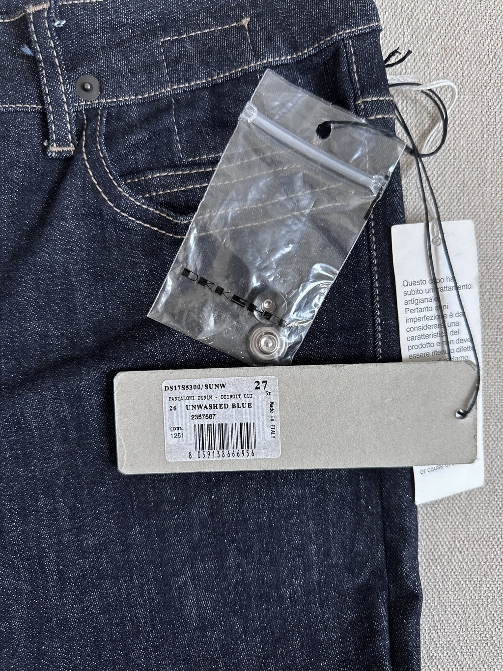 Rick Owens DRKSHDW Detroit Denim