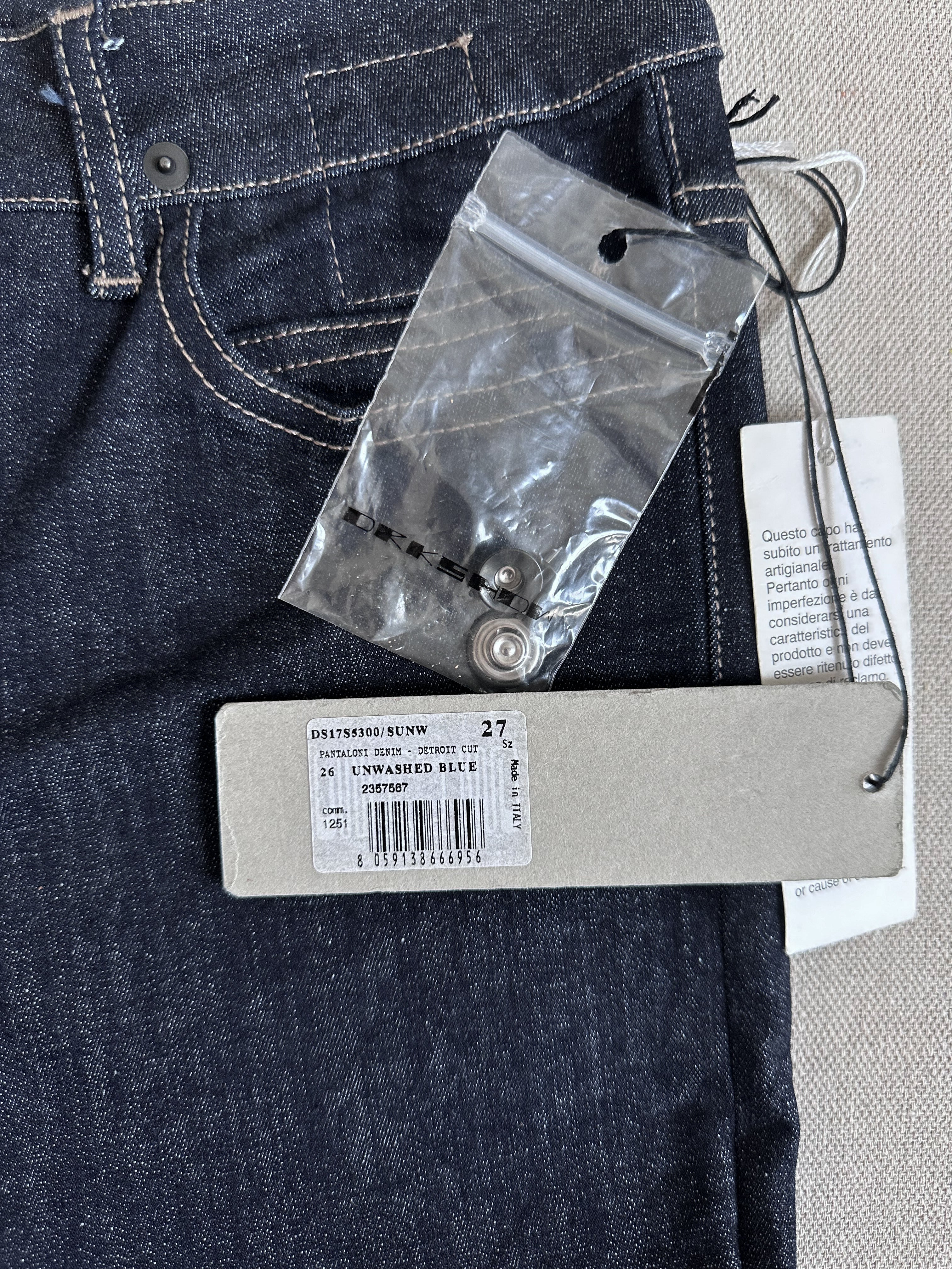 Rick Owens DRKSHDW Detroit Denim