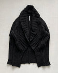 Isabel Benenato AW11-12 Distressed Royal Baby Alpaca Knit Cardigan