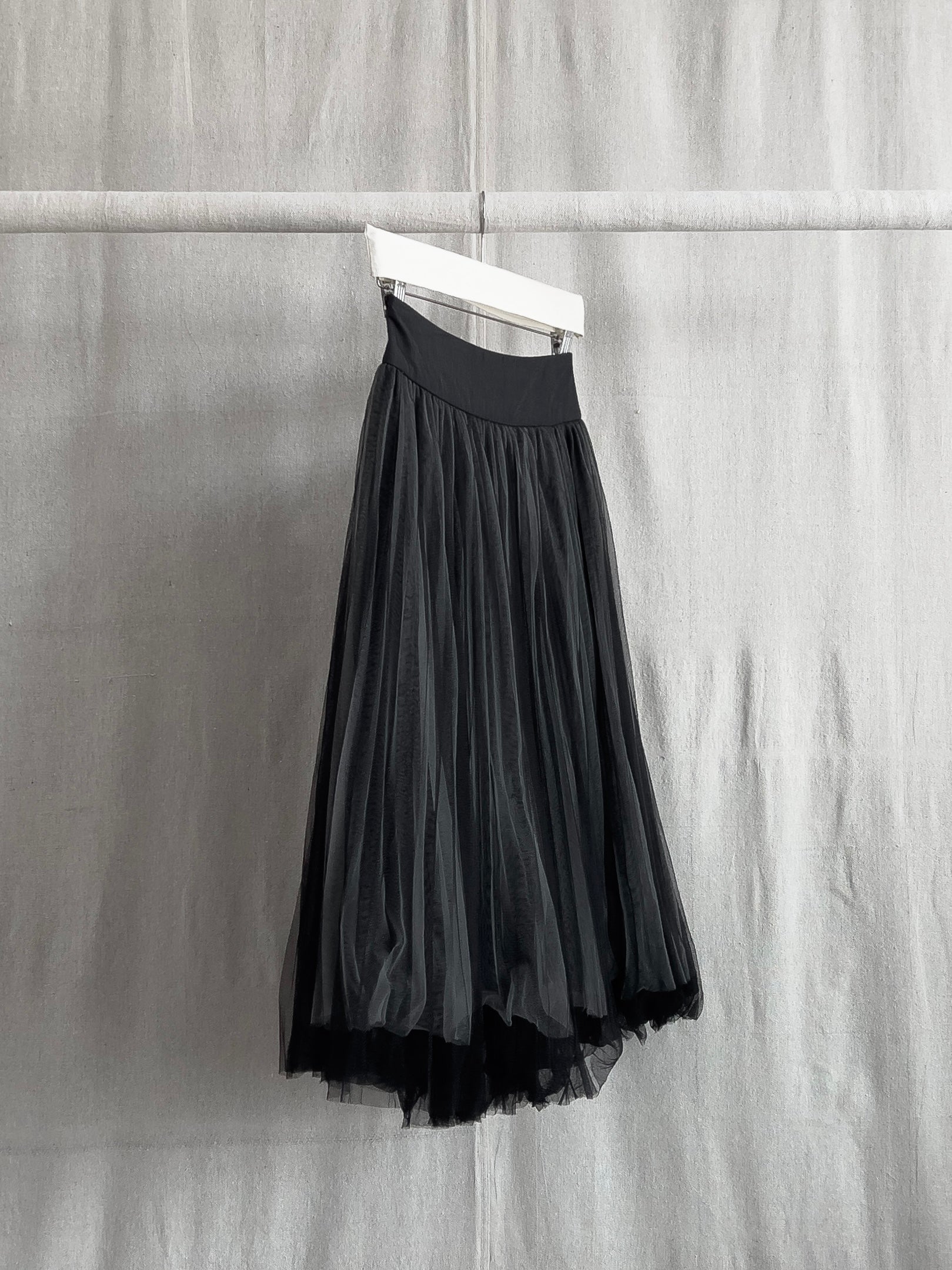 Vintage Gothic Layered Tulle Ballet Skirt