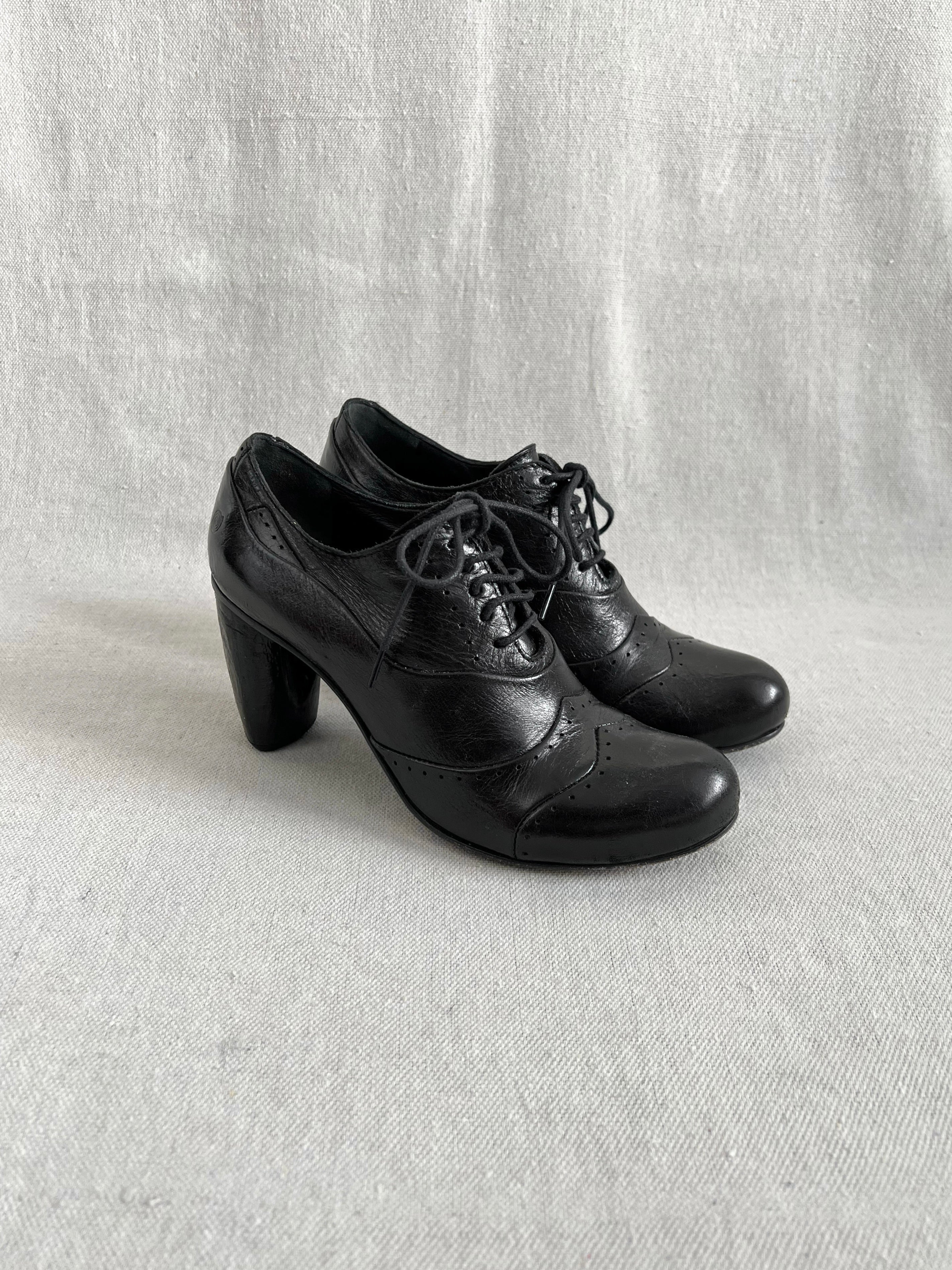 Marsell Leather Heeled Oxfords