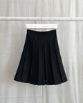 Box Pleat Knee Skirt