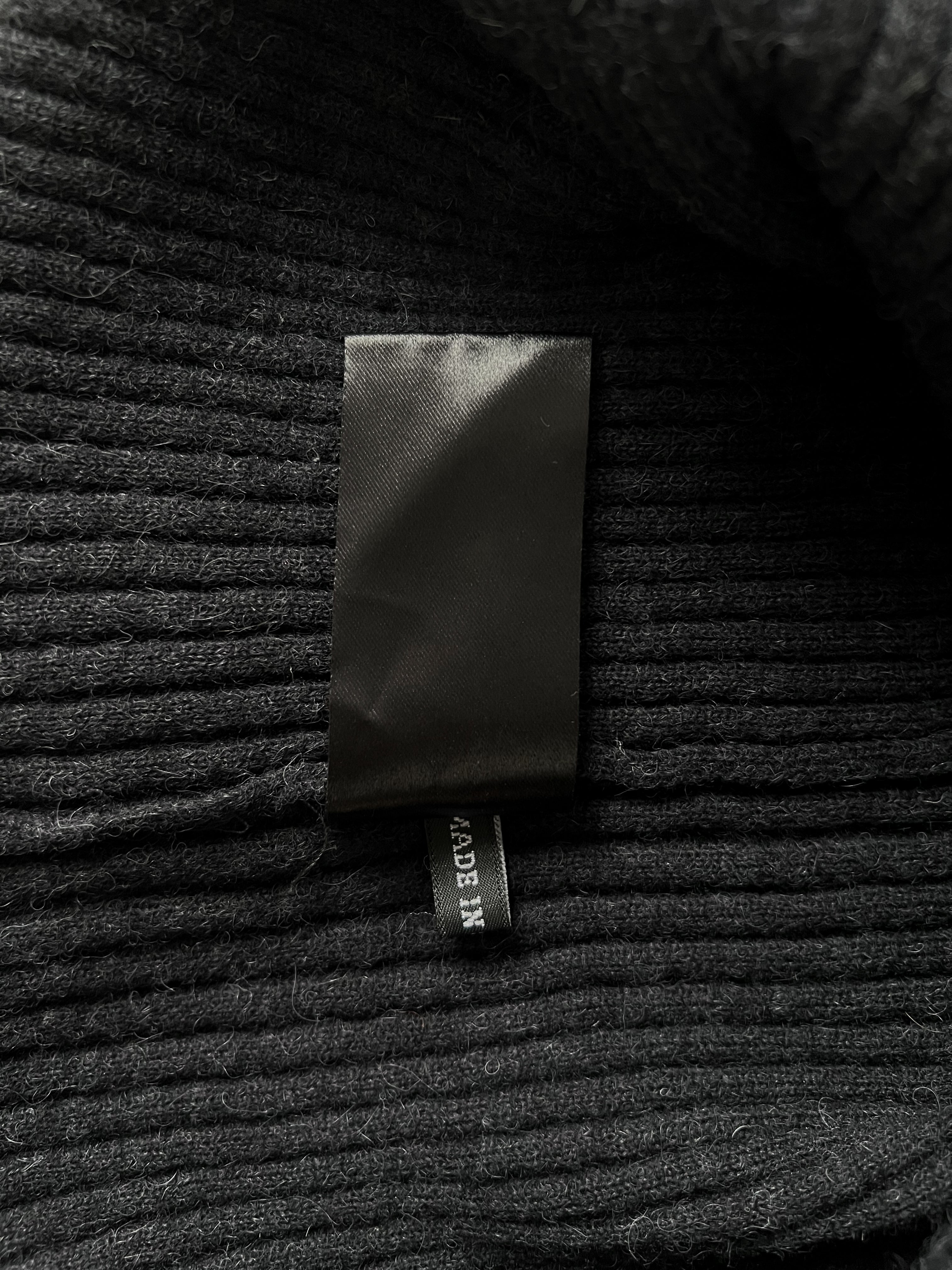 Ann Demeulemeester Elongated Alpaca Turtle Knit Jumper