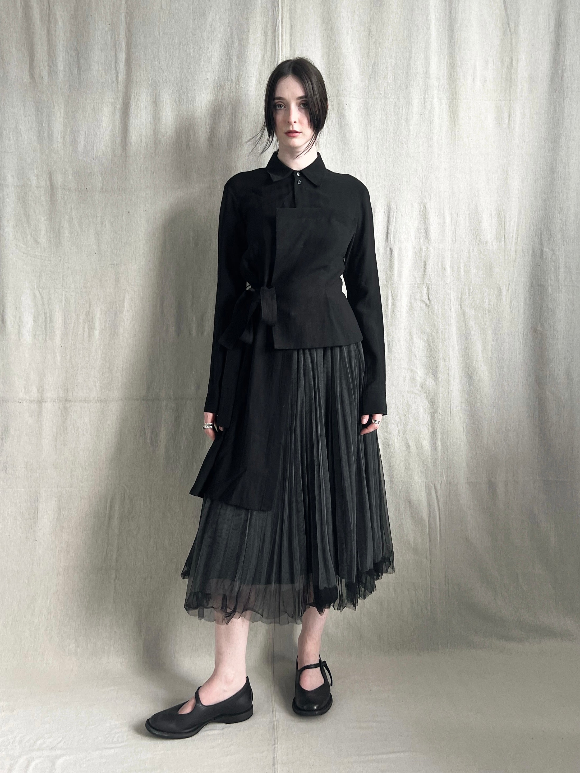 Vintage Gothic Layered Tulle Ballet Skirt