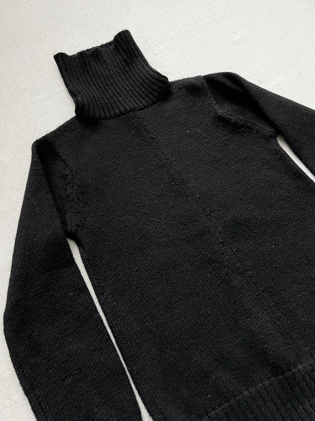 Junya Watanabe 1996 Heavy Knit Wool Turtleneck Sweater
