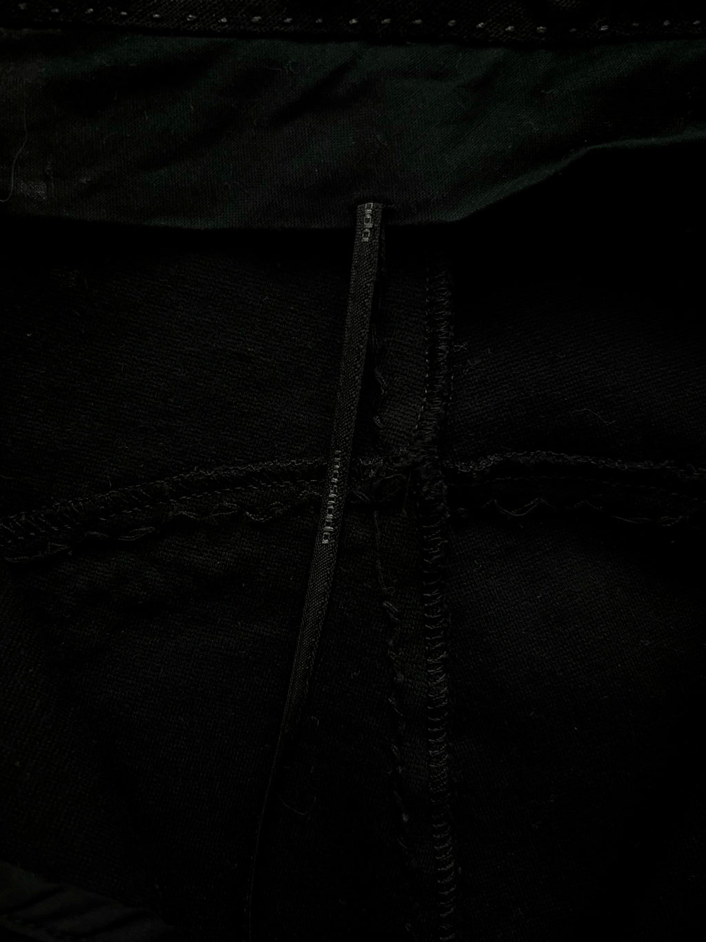 Masnada Blistered Scar Stitch Skinny Stretch Trousers