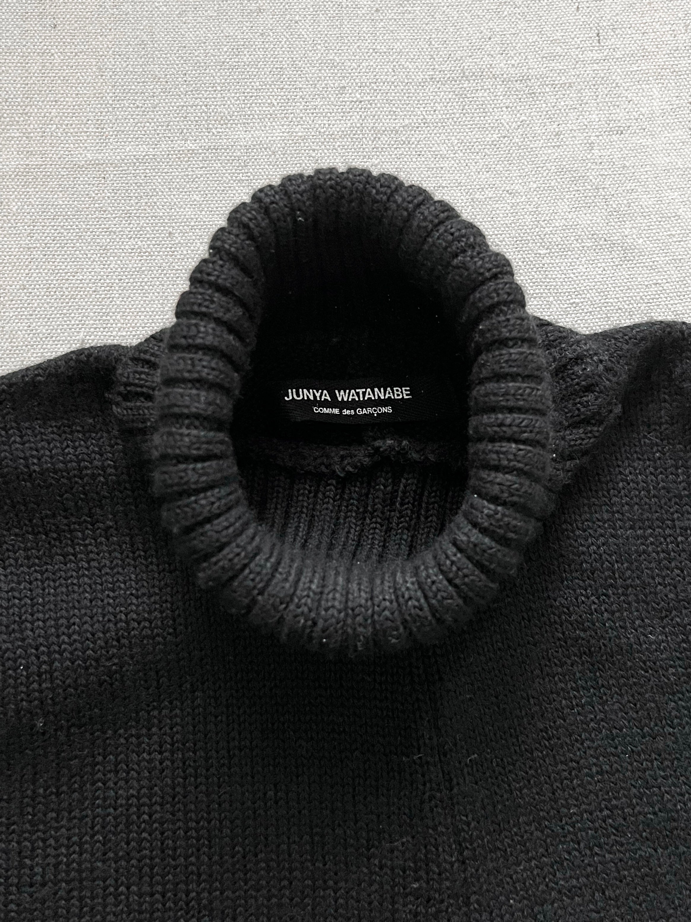 Junya Watanabe 1996 Heavy Knit Wool Turtleneck Sweater