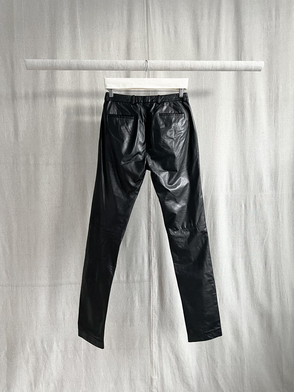 Costume National AW1999 Runway Leather Trousers