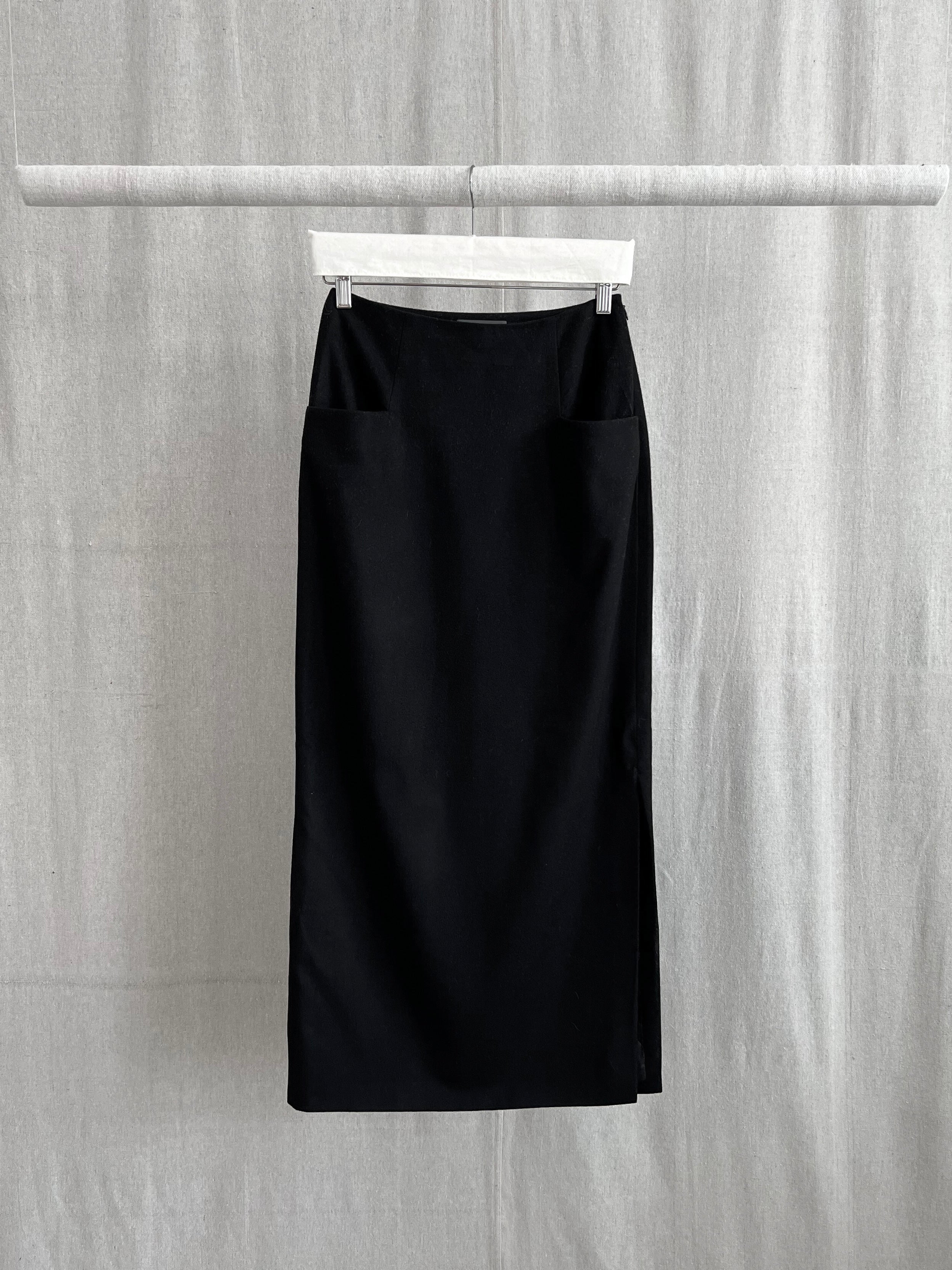 Annette Görtz Woolen Pillar Skirt