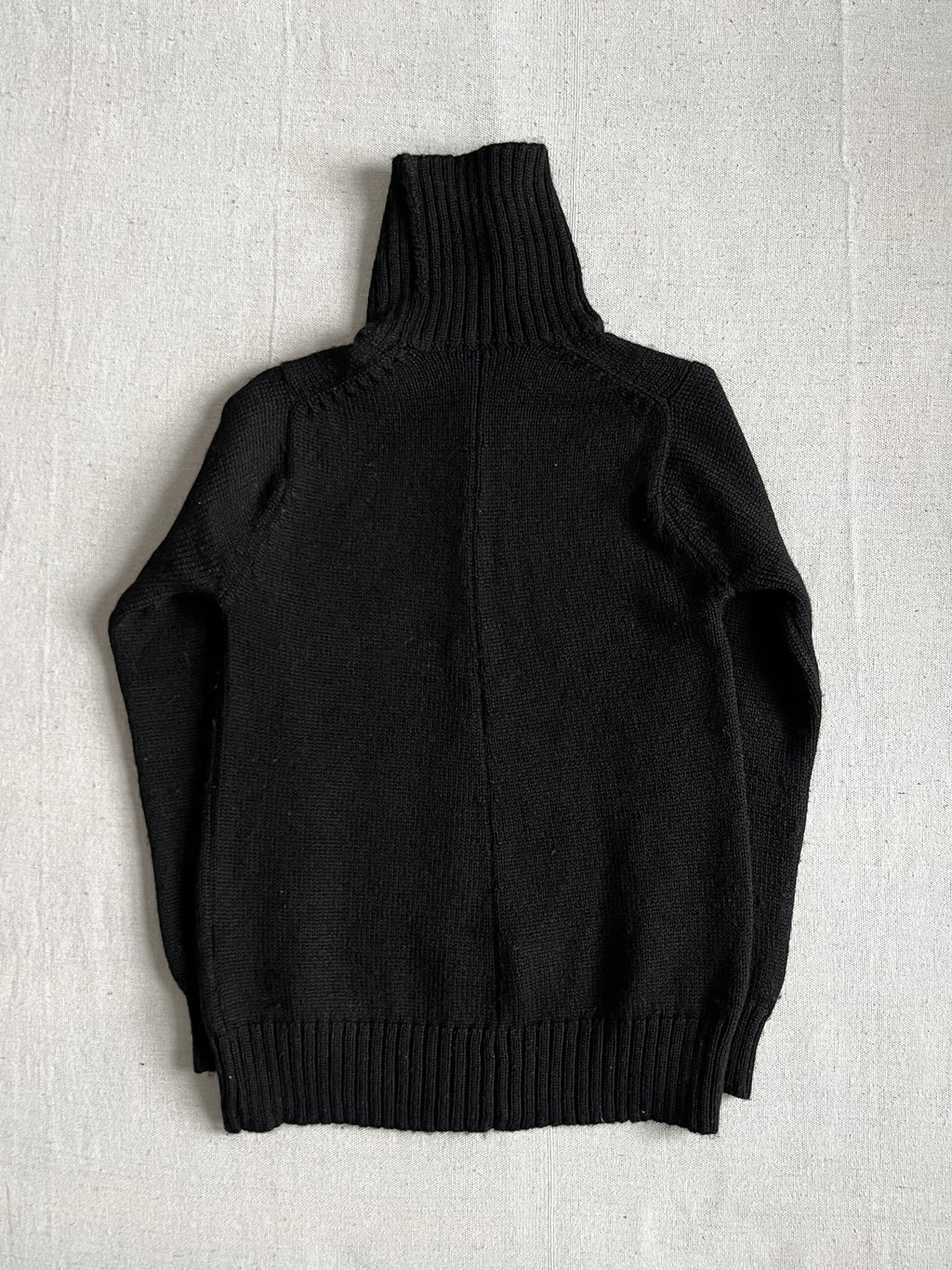 Junya Watanabe 1996 Heavy Knit Wool Turtleneck Sweater