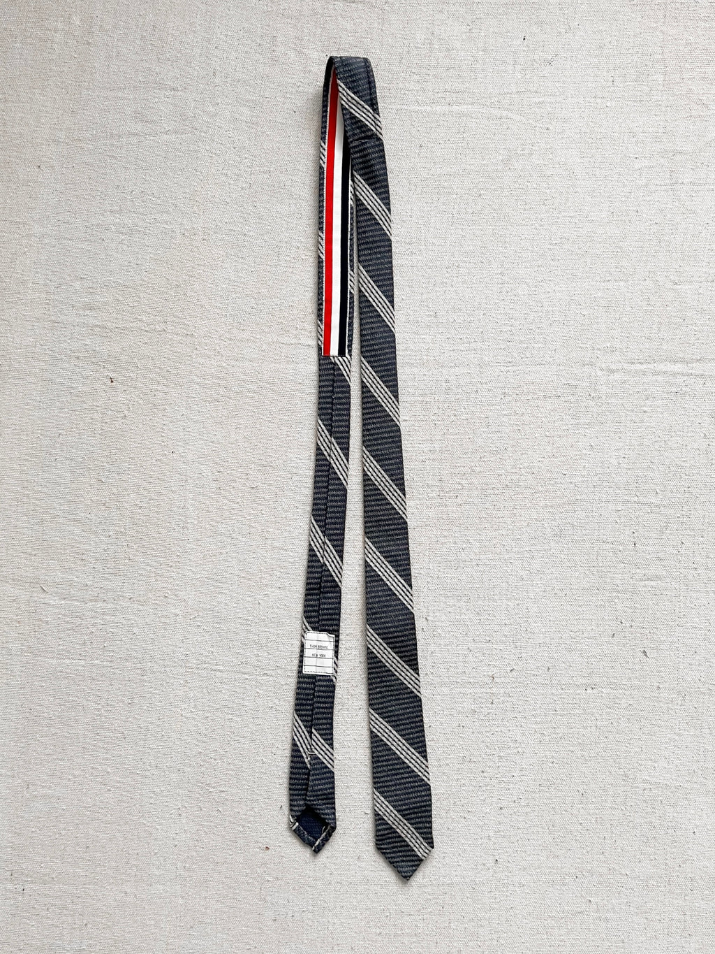 Thom Browne Silk/Wool Tie