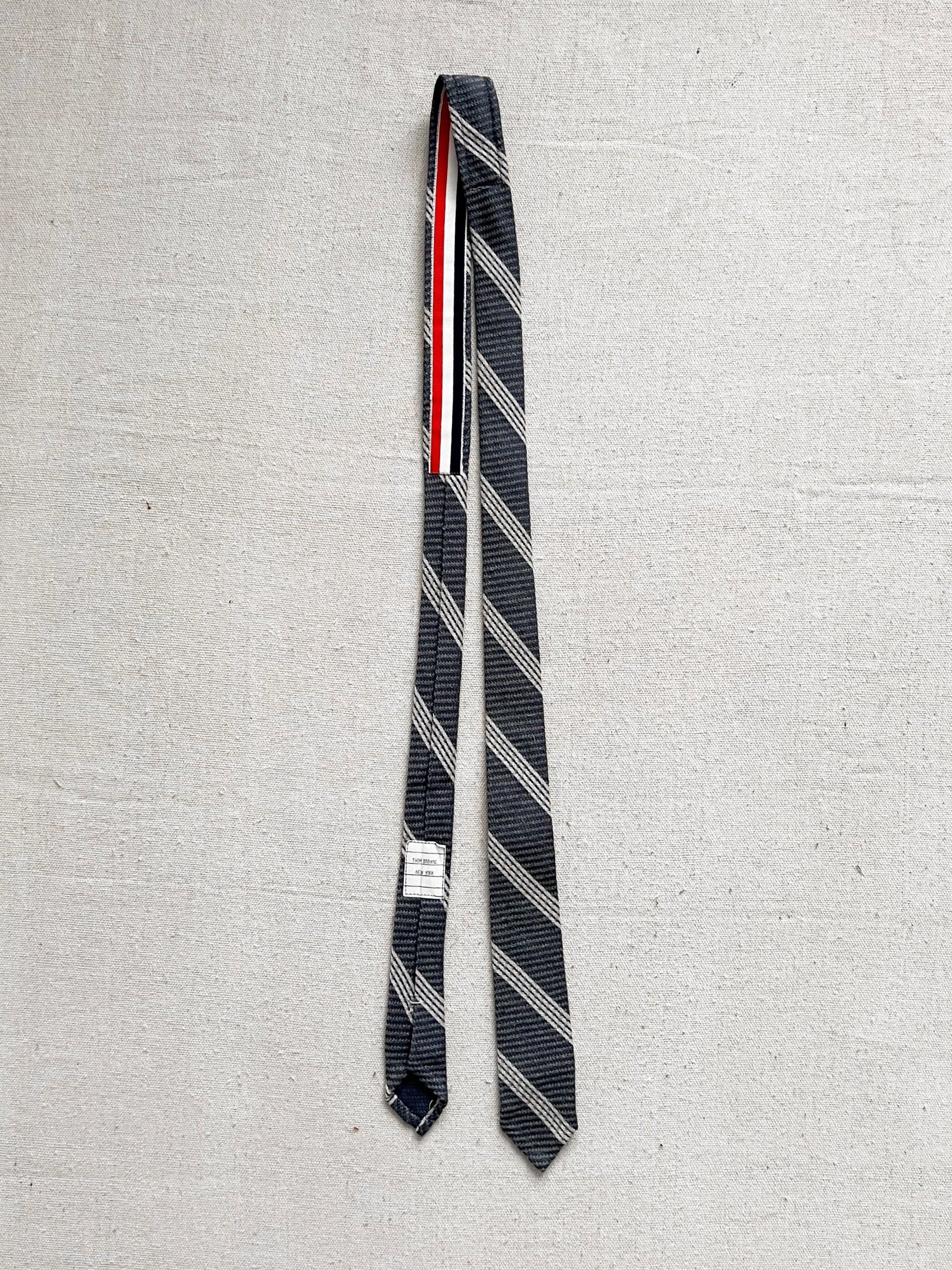 Thom Browne Silk/Wool Tie