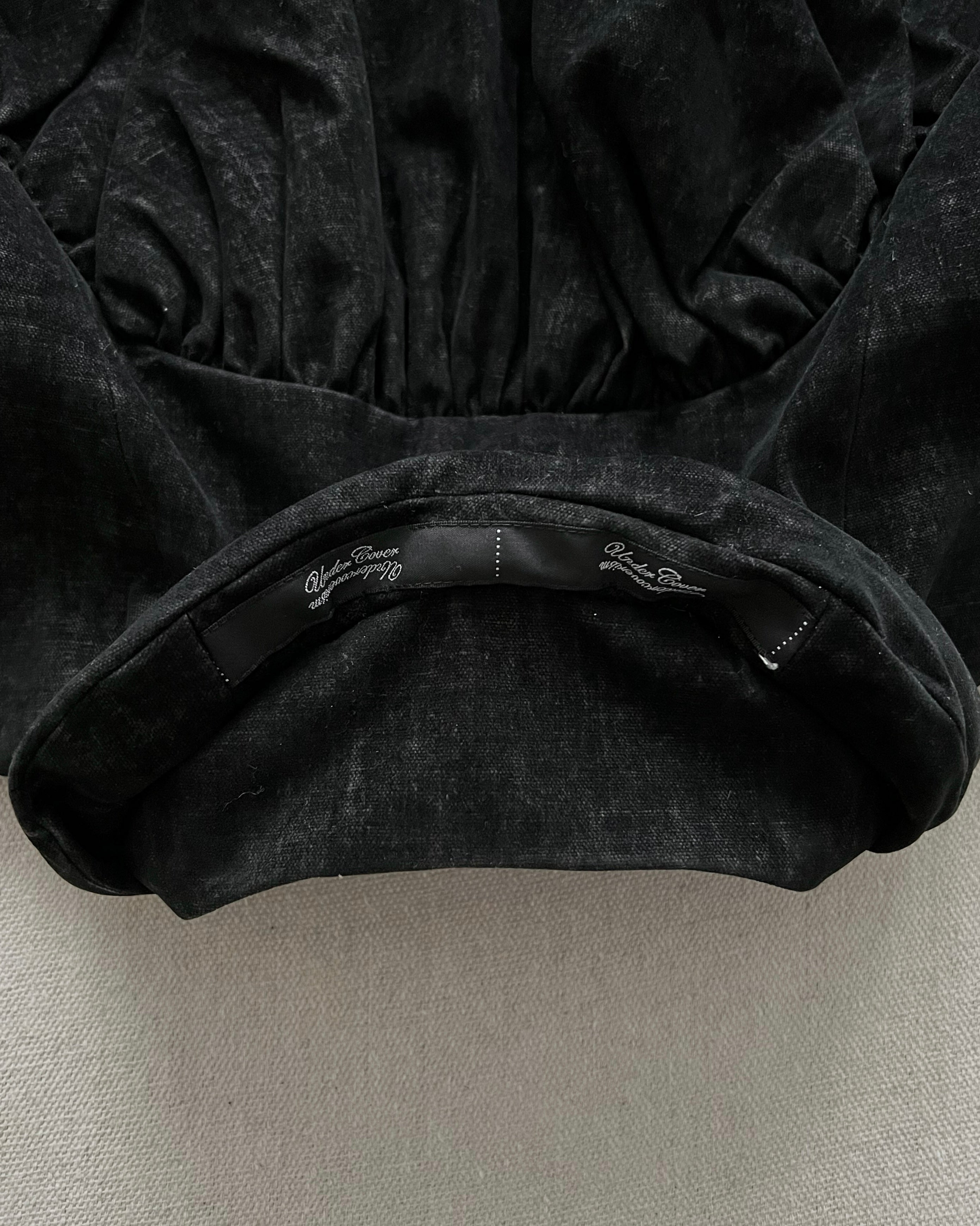 Undercover AW08 Runway Brushed Velvet Crop Blazer