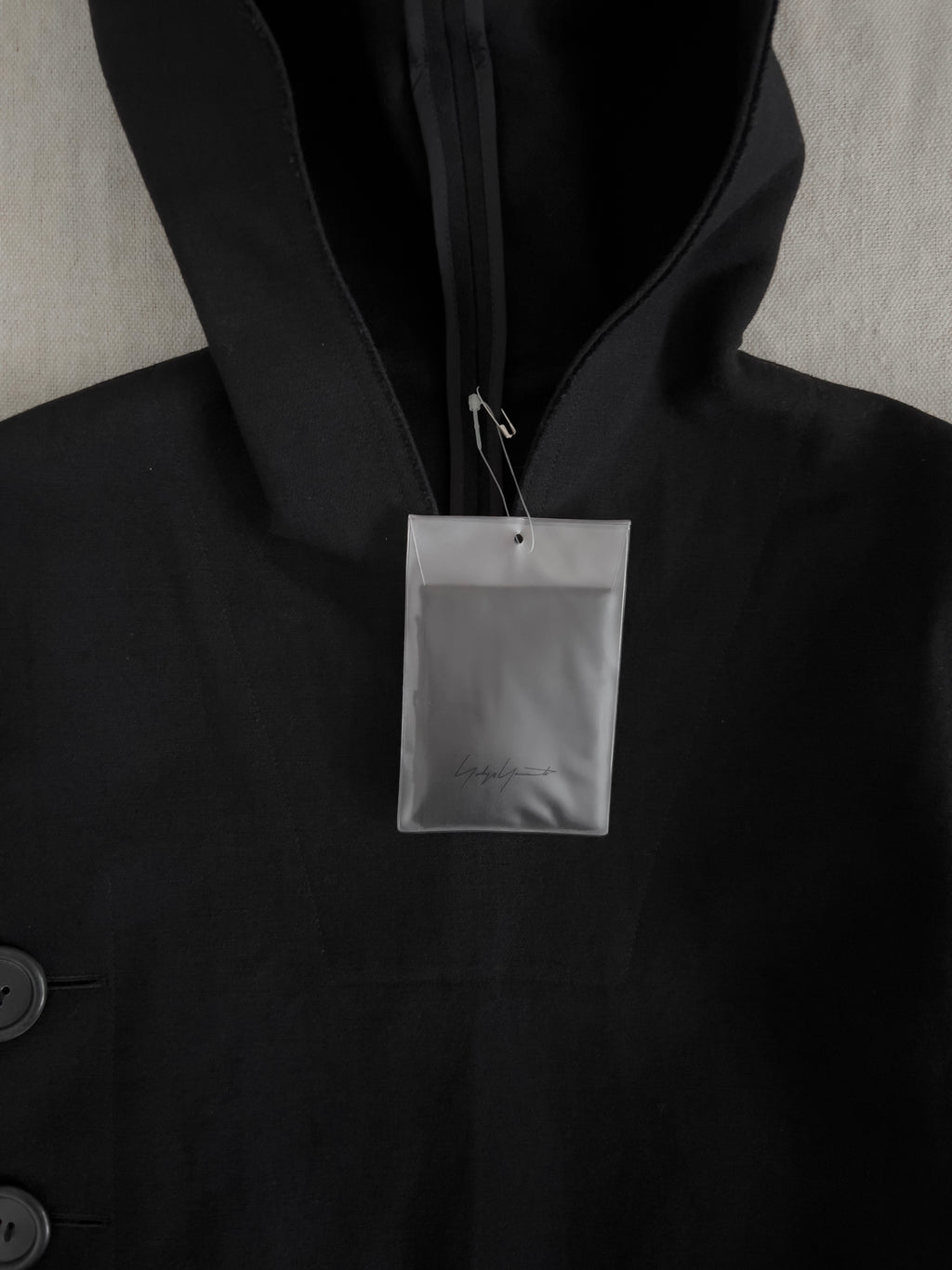 Yohji Yamamoto AW10 Runway Deadstock Hooded Cropped Pullover Jacket